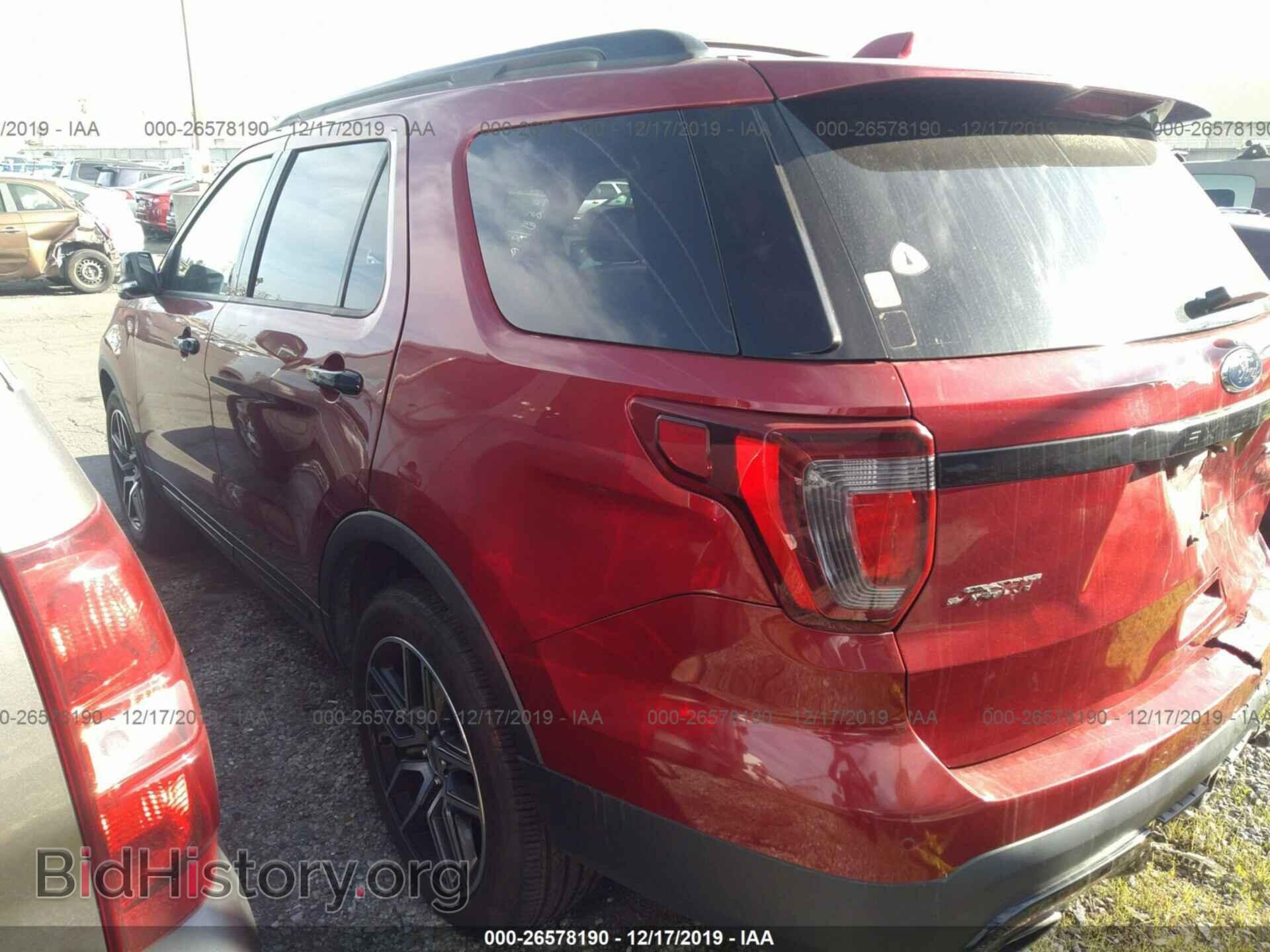 2017 FORD EXPLORER - VIN: 1FM5K8GT0HGB91772 - Фото 3