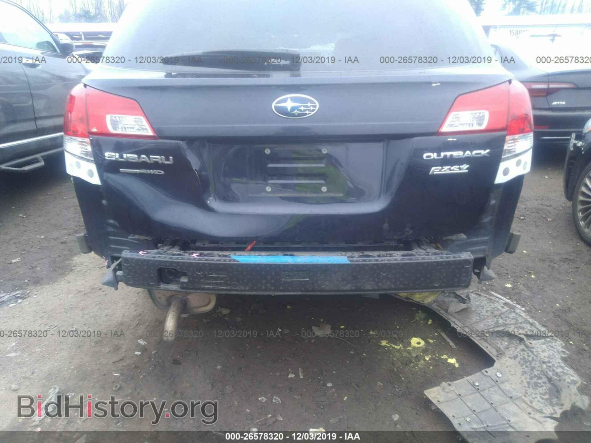 2012 SUBARU OUTBACK - VIN: 4S4BRBCC9C3277020 - Фото 6