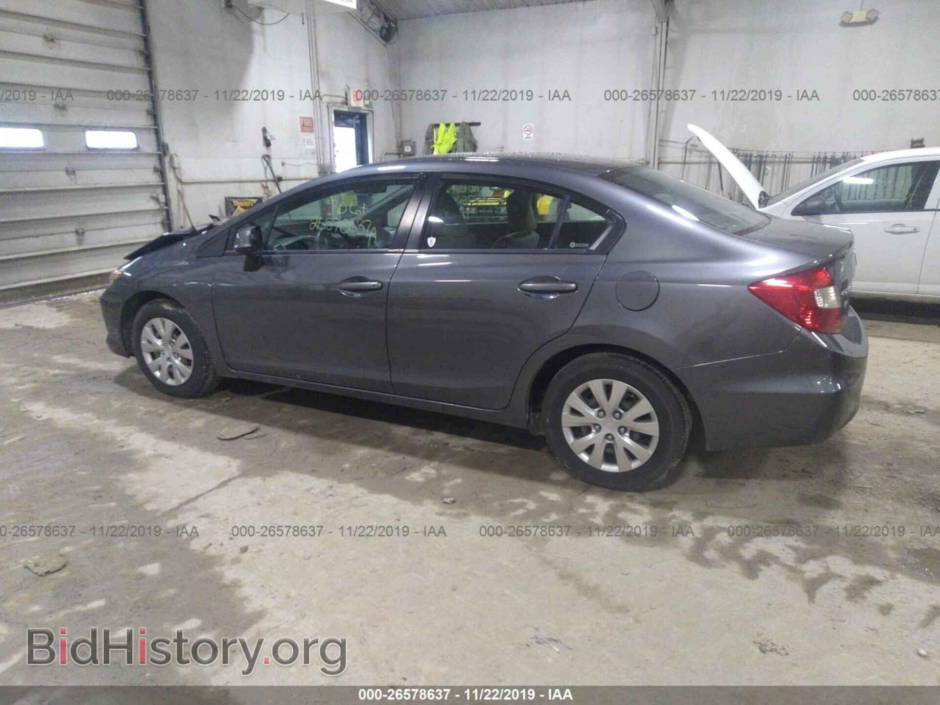 2012 HONDA CIVIC - VIN: 2HGFB2F56CH309931 - Фото 3