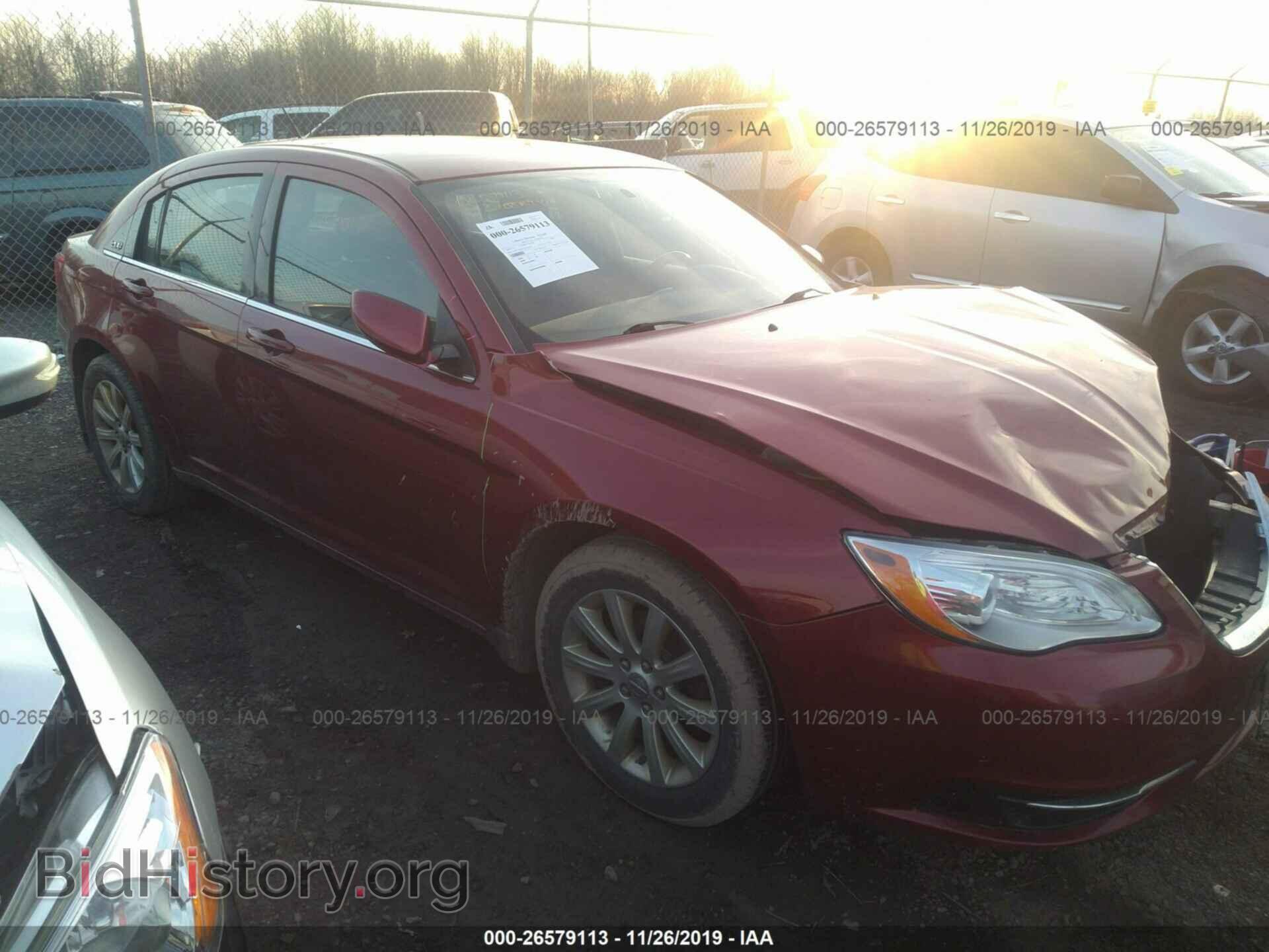 Фотография 1C3CCBBB4DN592630 - CHRYSLER 200 2013
