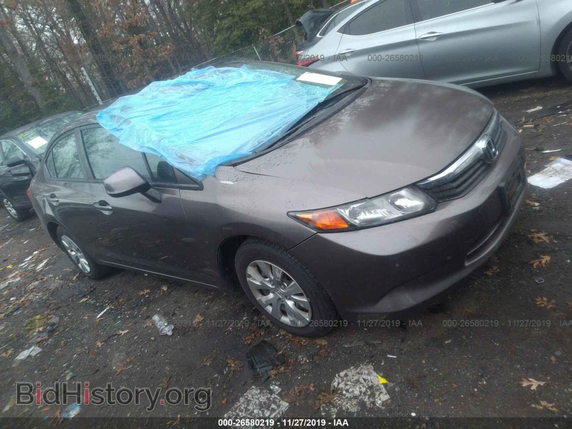 Фотография 2HGFB2F53CH598766 - HONDA CIVIC 2012