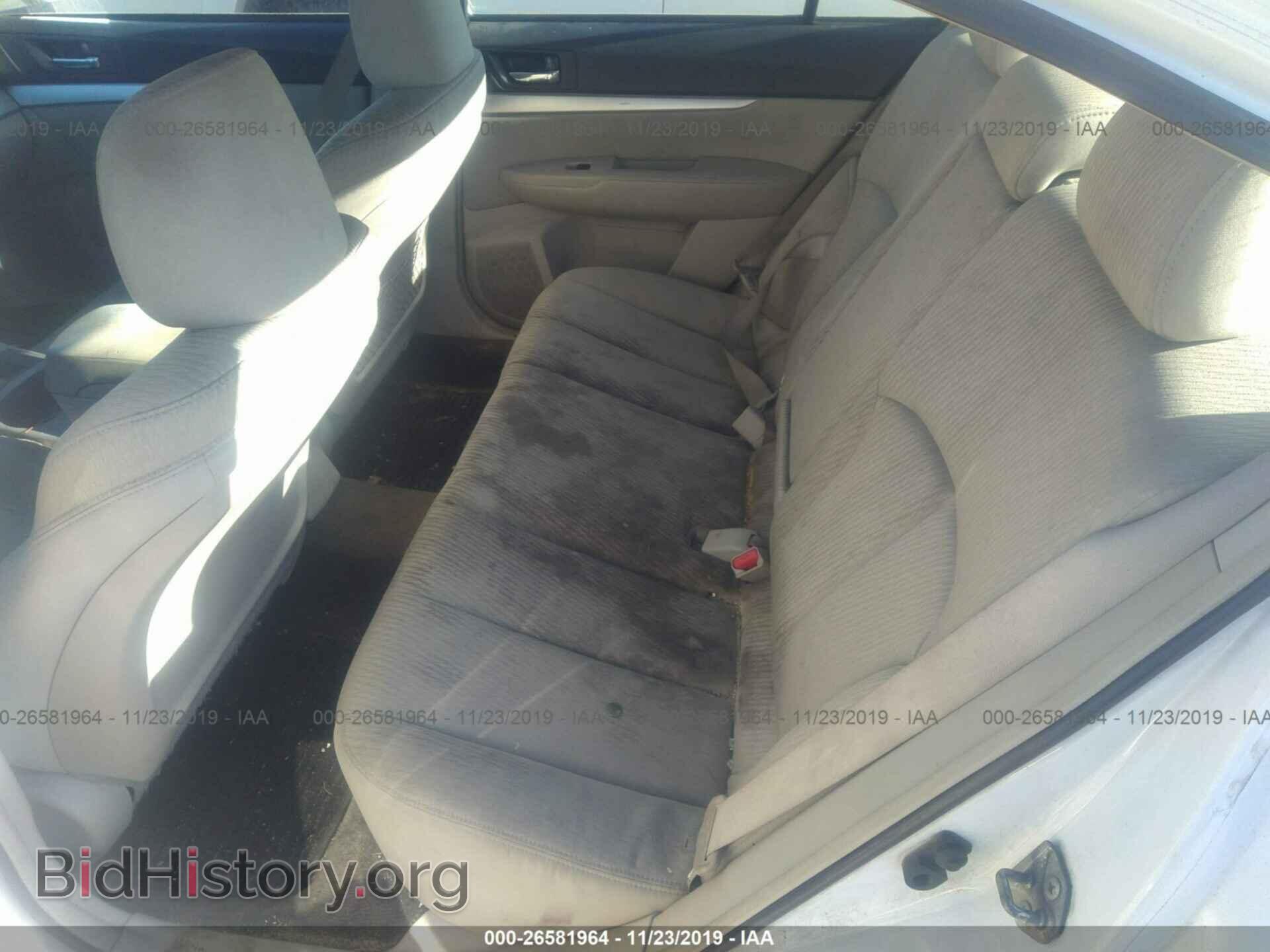 2011 SUBARU LEGACY - VIN: 4S3BMBA65B3257152 - Фото 8