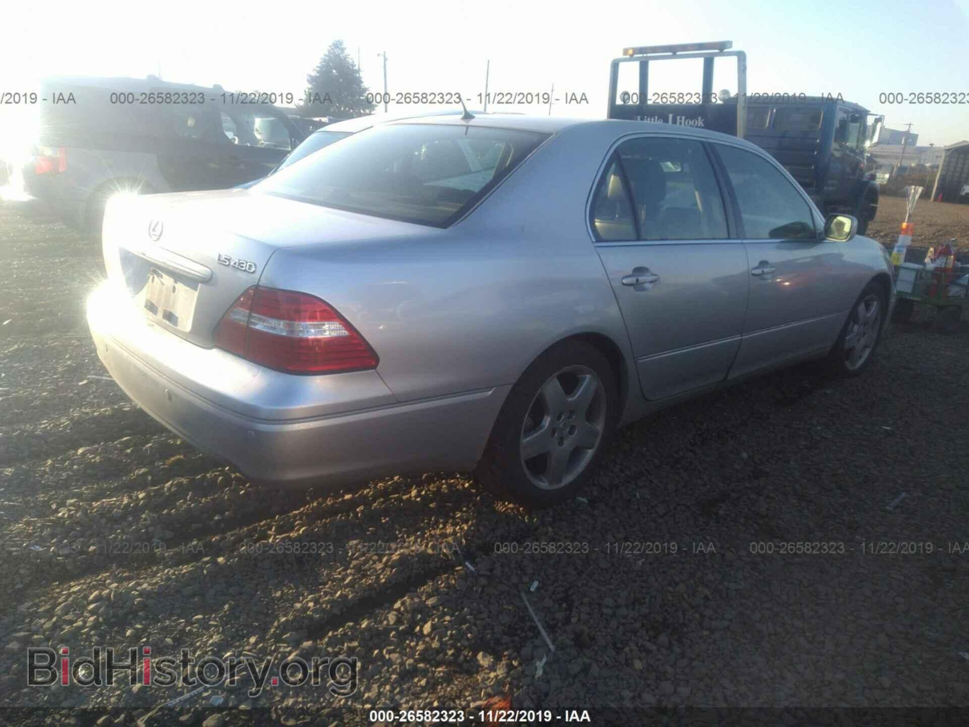 2005 LEXUS LS - VIN: JTHBN36F550175101 - Фото 4