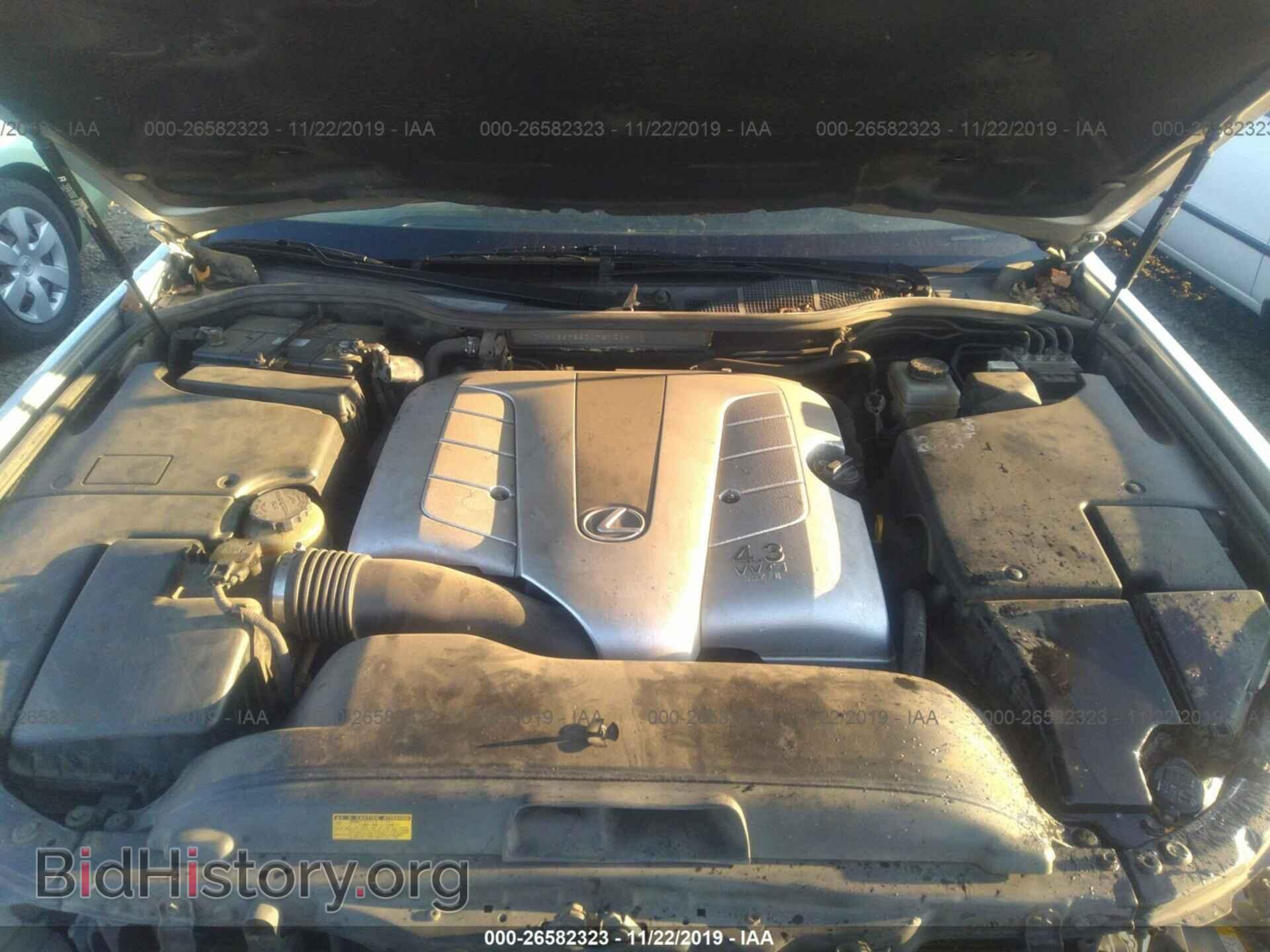 2005 LEXUS LS - VIN: JTHBN36F550175101 - Фото 10