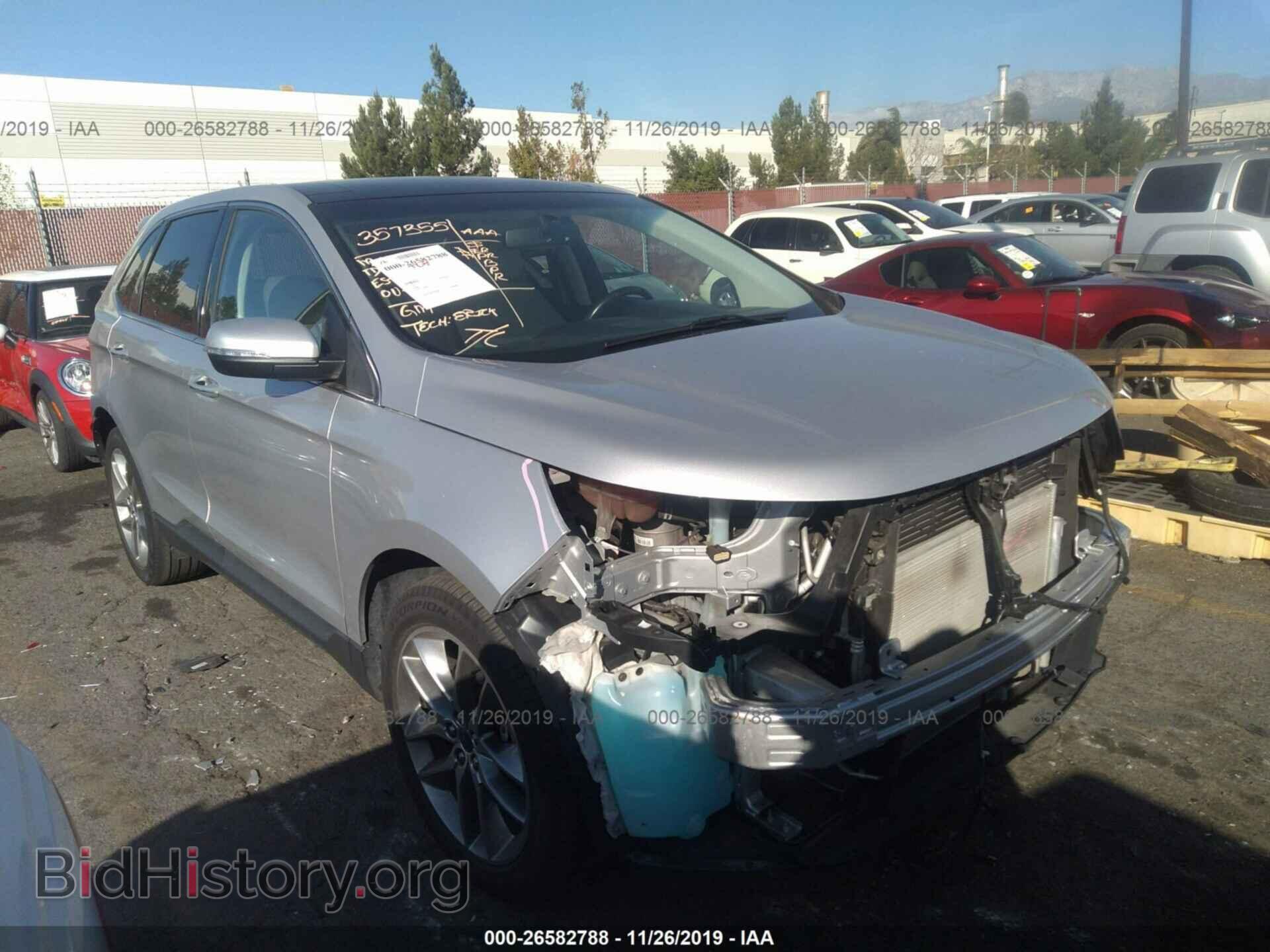 Фотография 2FMTK3K85FBC34763 - FORD EDGE 2015