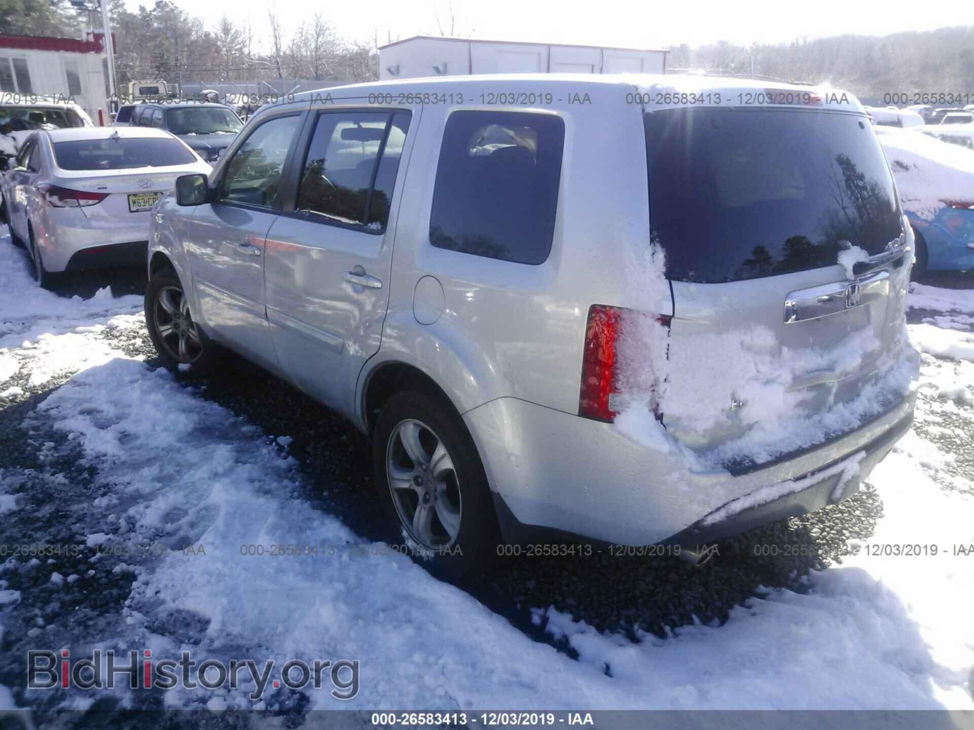 2012 HONDA PILOT - VIN: 5FNYF4H59CB066044 - Фото 3