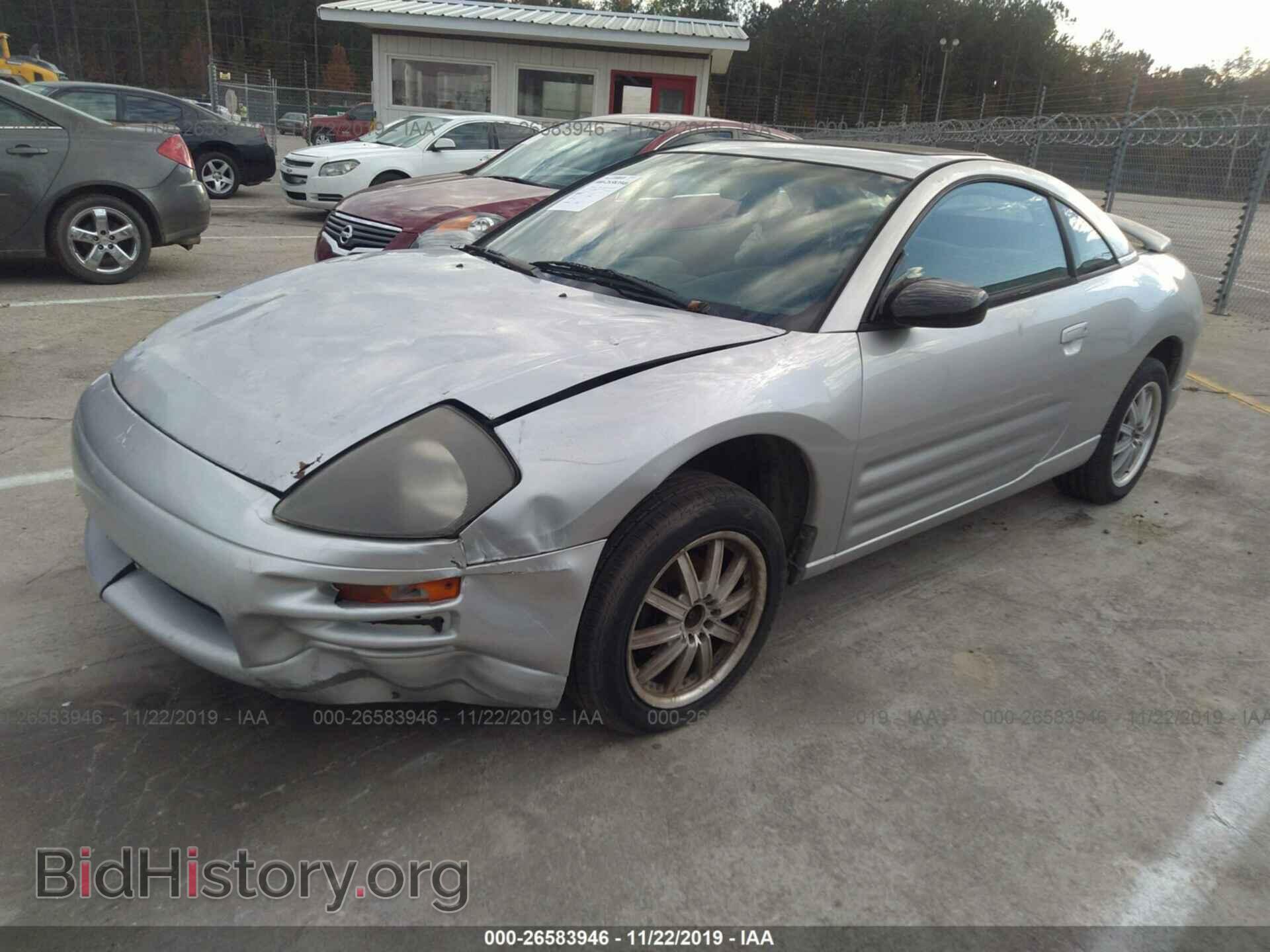 2001 MITSUBISHI ECLIPSE - VIN: 4A3AC44G51E219774 - Фото 2