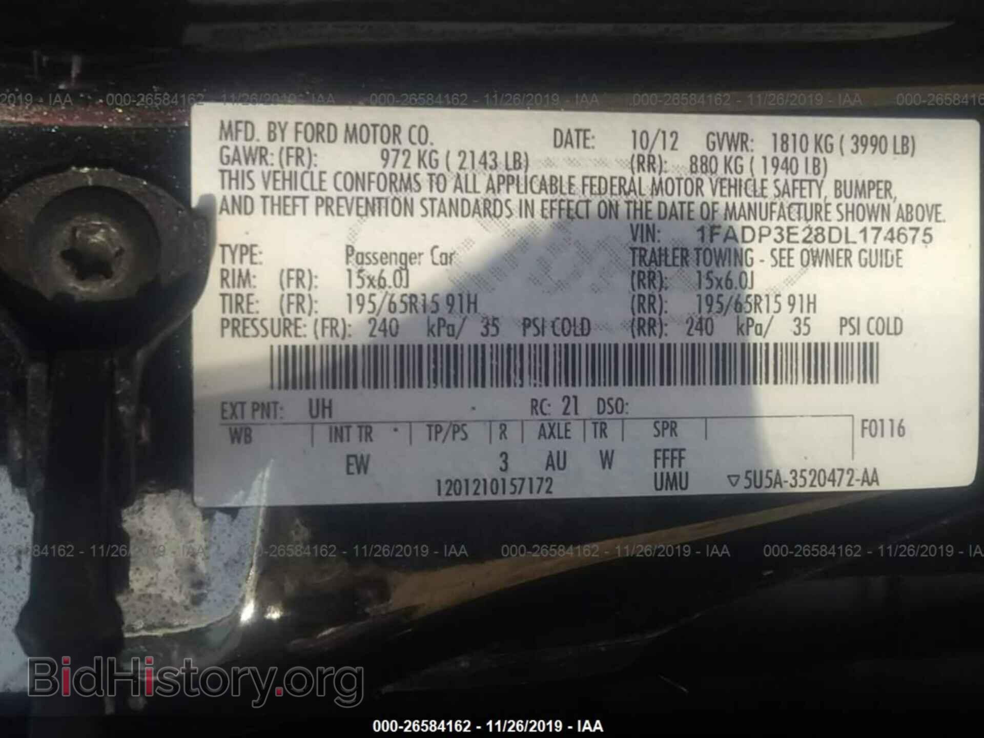 2013 FORD FOCUS - VIN: 1FADP3E28DL174675 - Photo 9