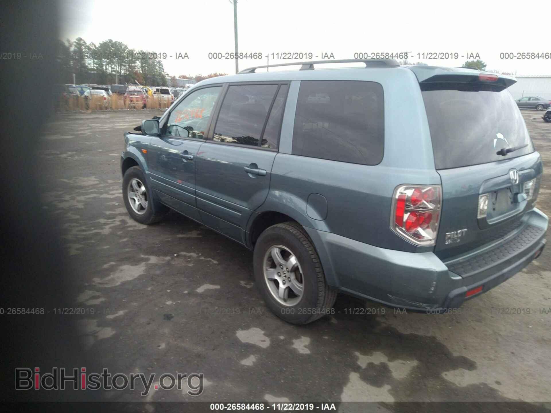 2006 HONDA PILOT - VIN: 2HKYF18796H526986 - Фото 3