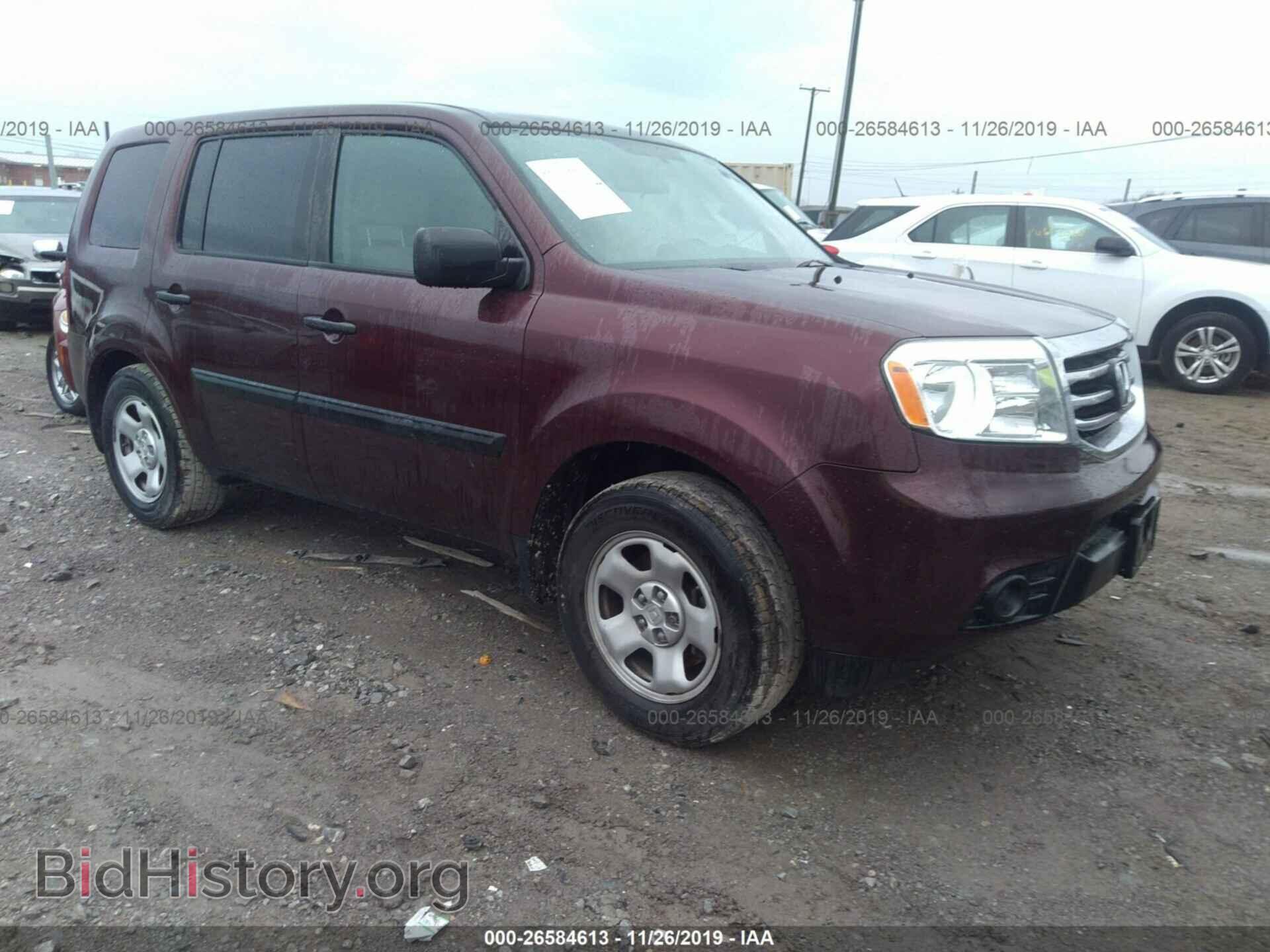 Photo 5FNYF4H27DB034751 - Honda Pilot 2013