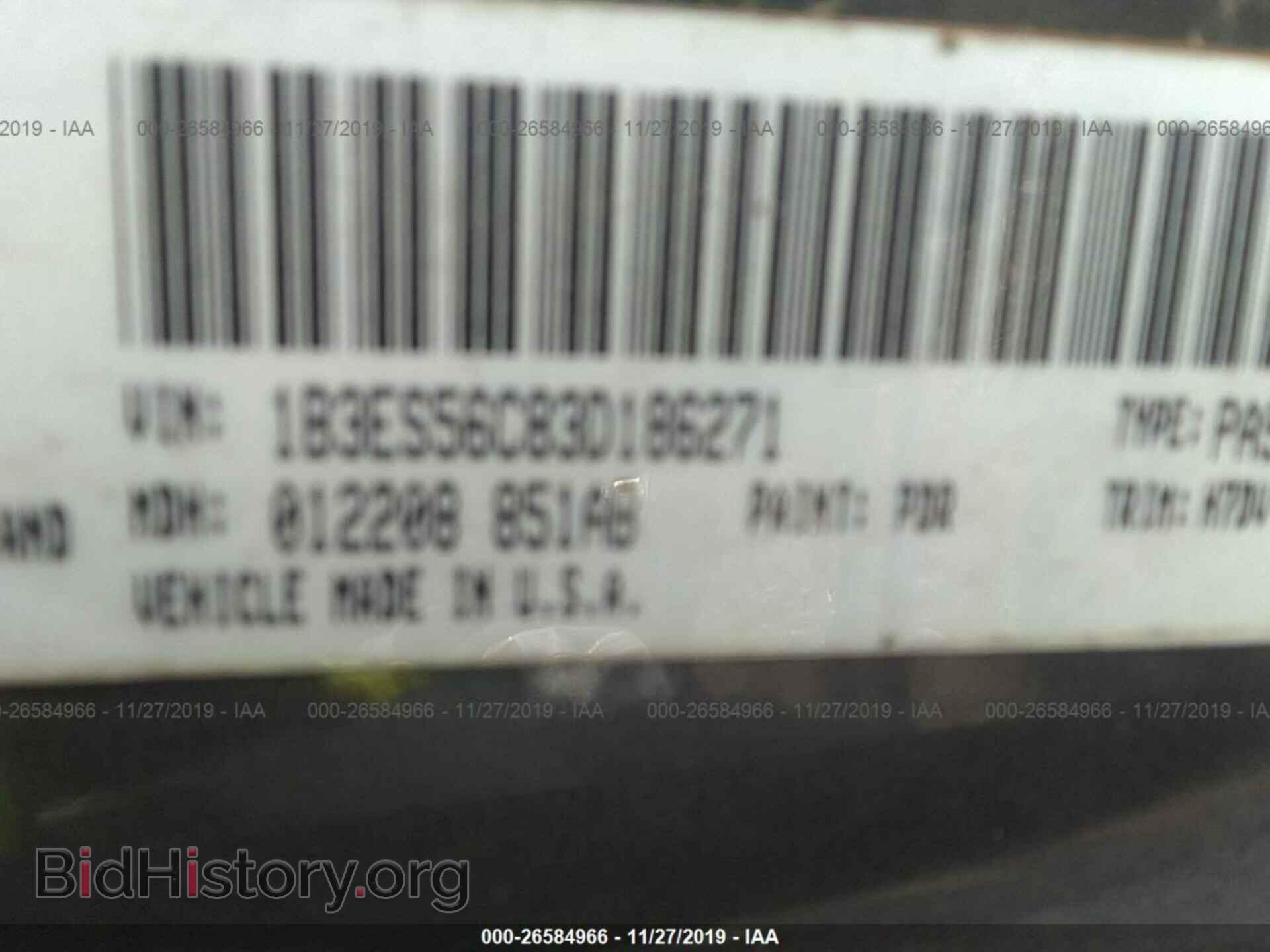 2003 DODGE NEON - VIN: 1B3ES56C83D186271 - Фото 9