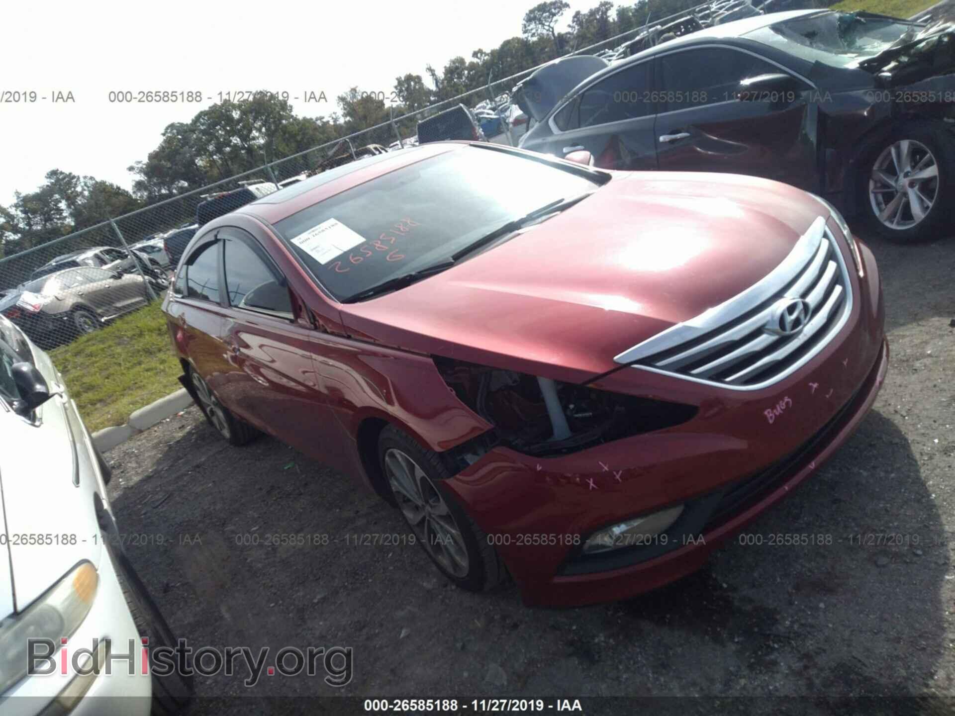 Фотография 5NPEC4ACXEH917907 - HYUNDAI SONATA 2014