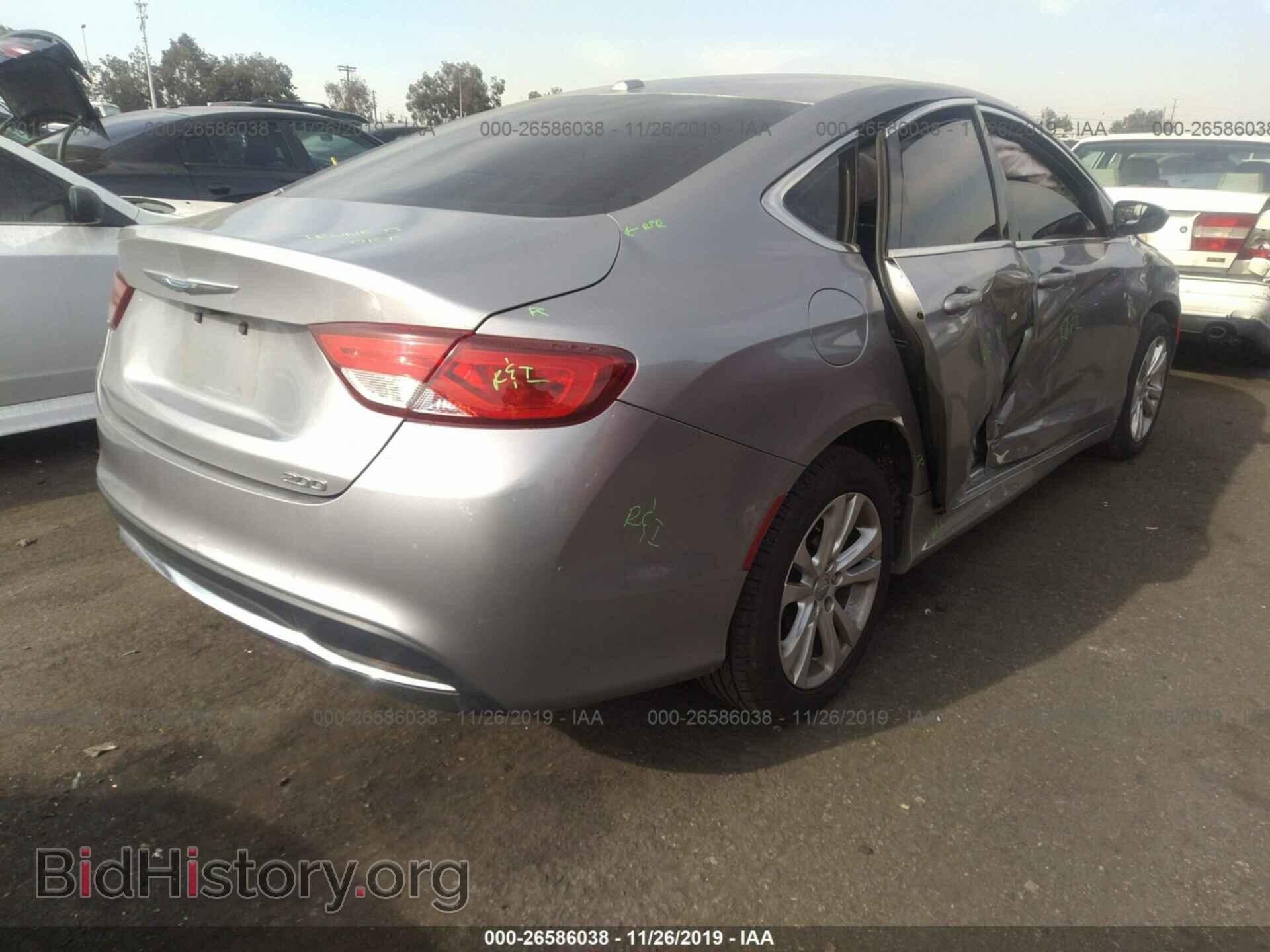 2015 CHRYSLER 200 - VIN: 1C3CCCAB5FN587494 - Фото 4