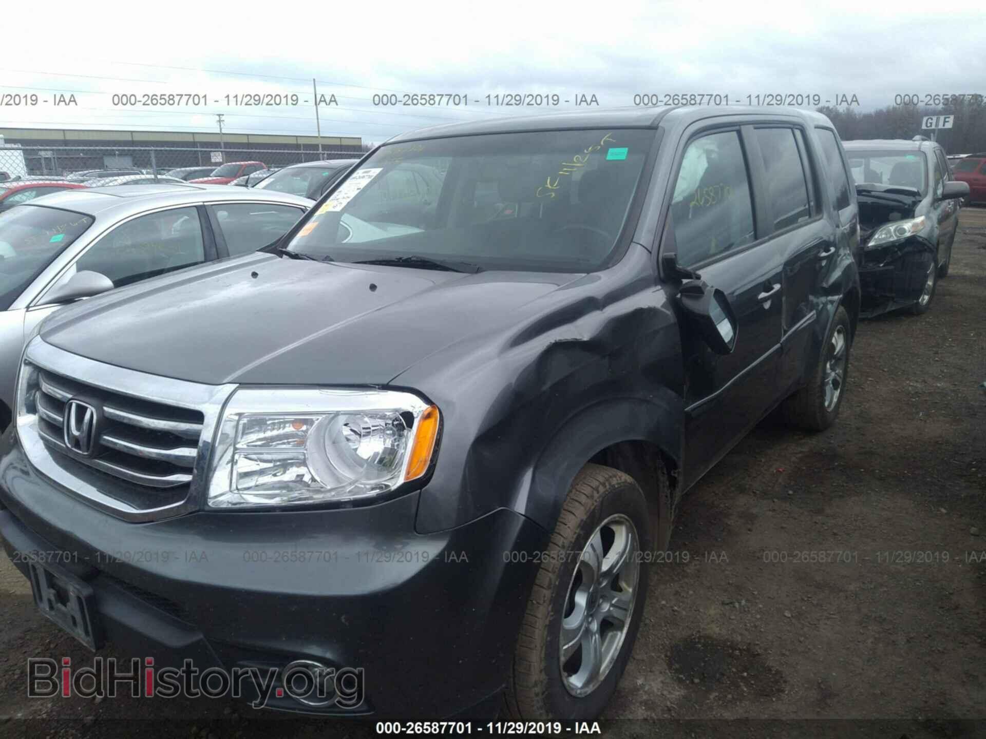 2012 HONDA PILOT - VIN: 5FNYF4H59CB066593 - Фото 2