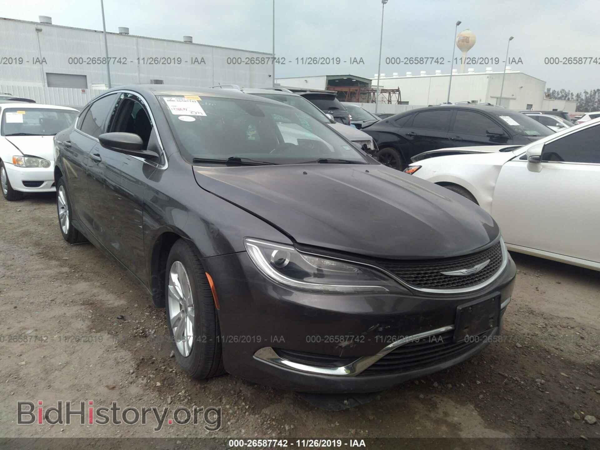 Фотография 1C3CCCAB3FN635946 - CHRYSLER 200 2015