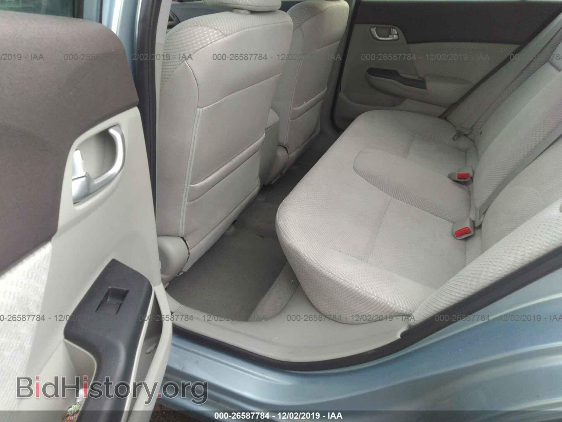 2012 HONDA CIVIC - VIN: JHMFB4F25CS004962 - Фото 8