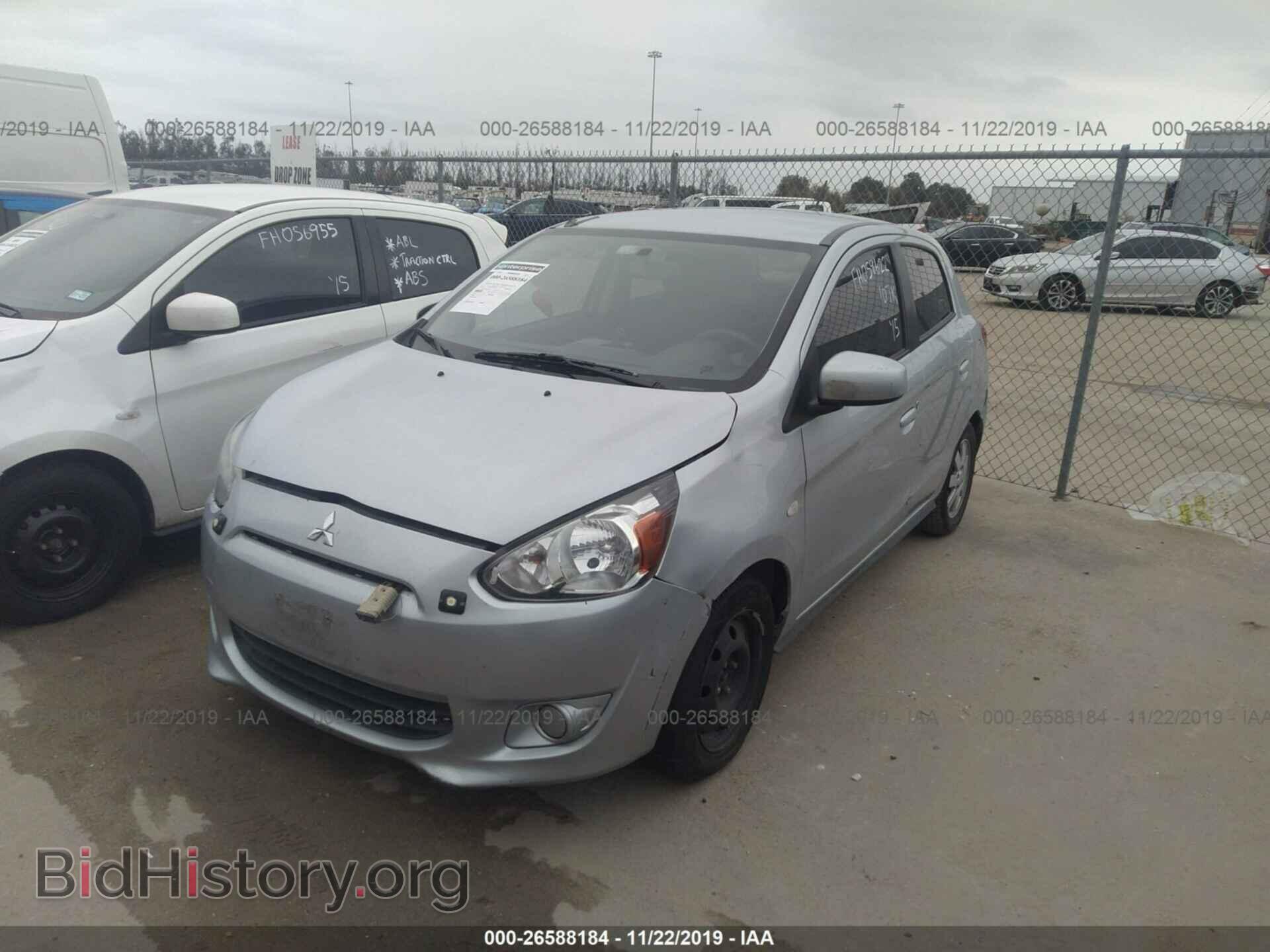 2015 MITSUBISHI MIRAGE - VIN: ML32A4HJ9FH059622 - Фото 2