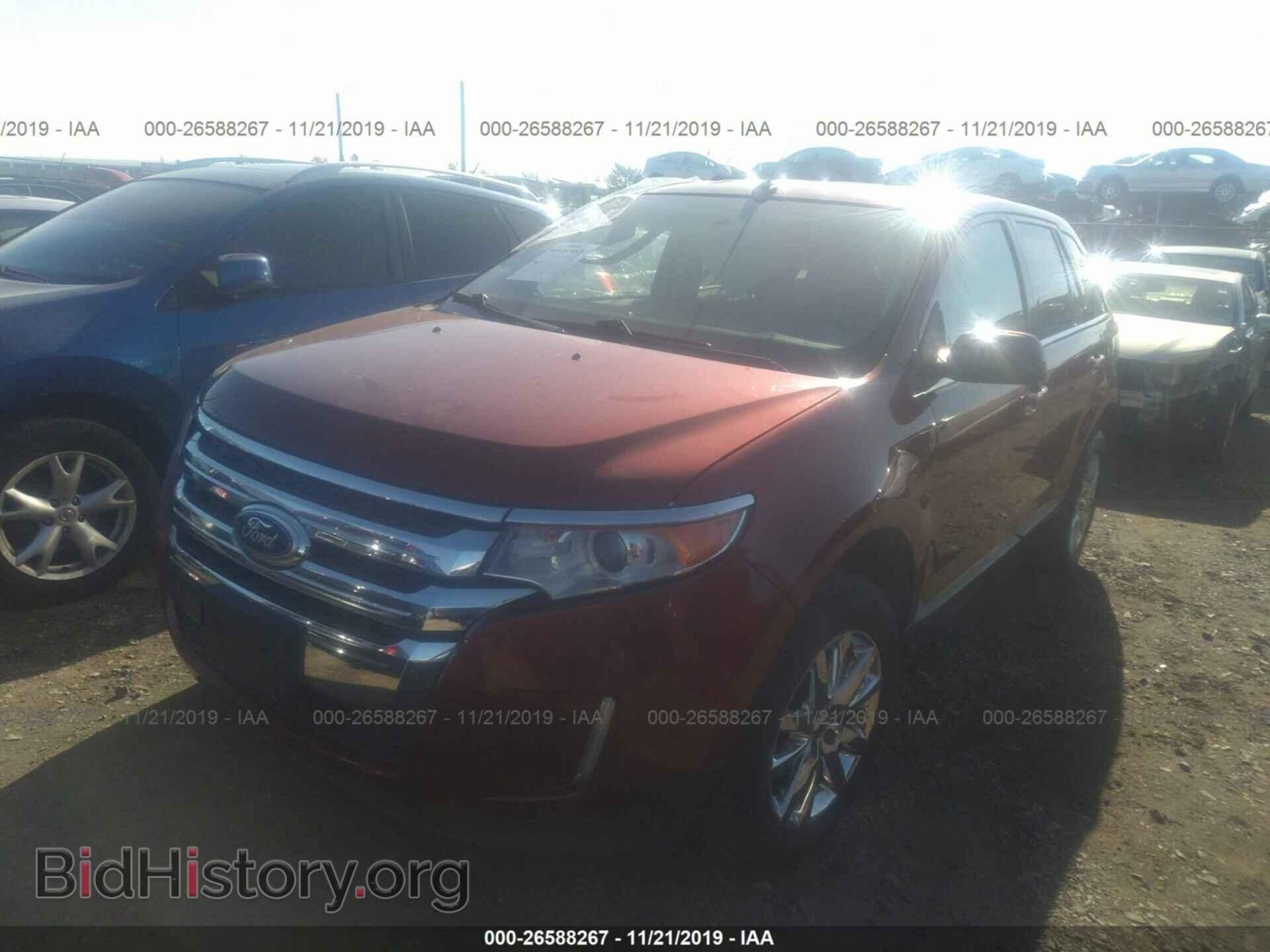 2014 FORD EDGE - VIN: 2FMDK4KC3EBA54257 - Фото 2