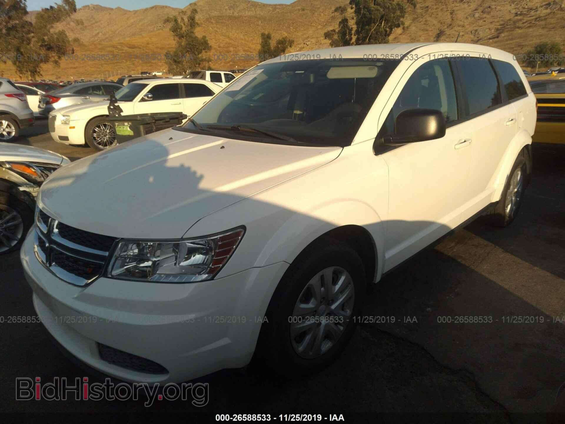2014 DODGE JOURNEY - VIN: 3C4PDCAB8ET255879 - Фото 2