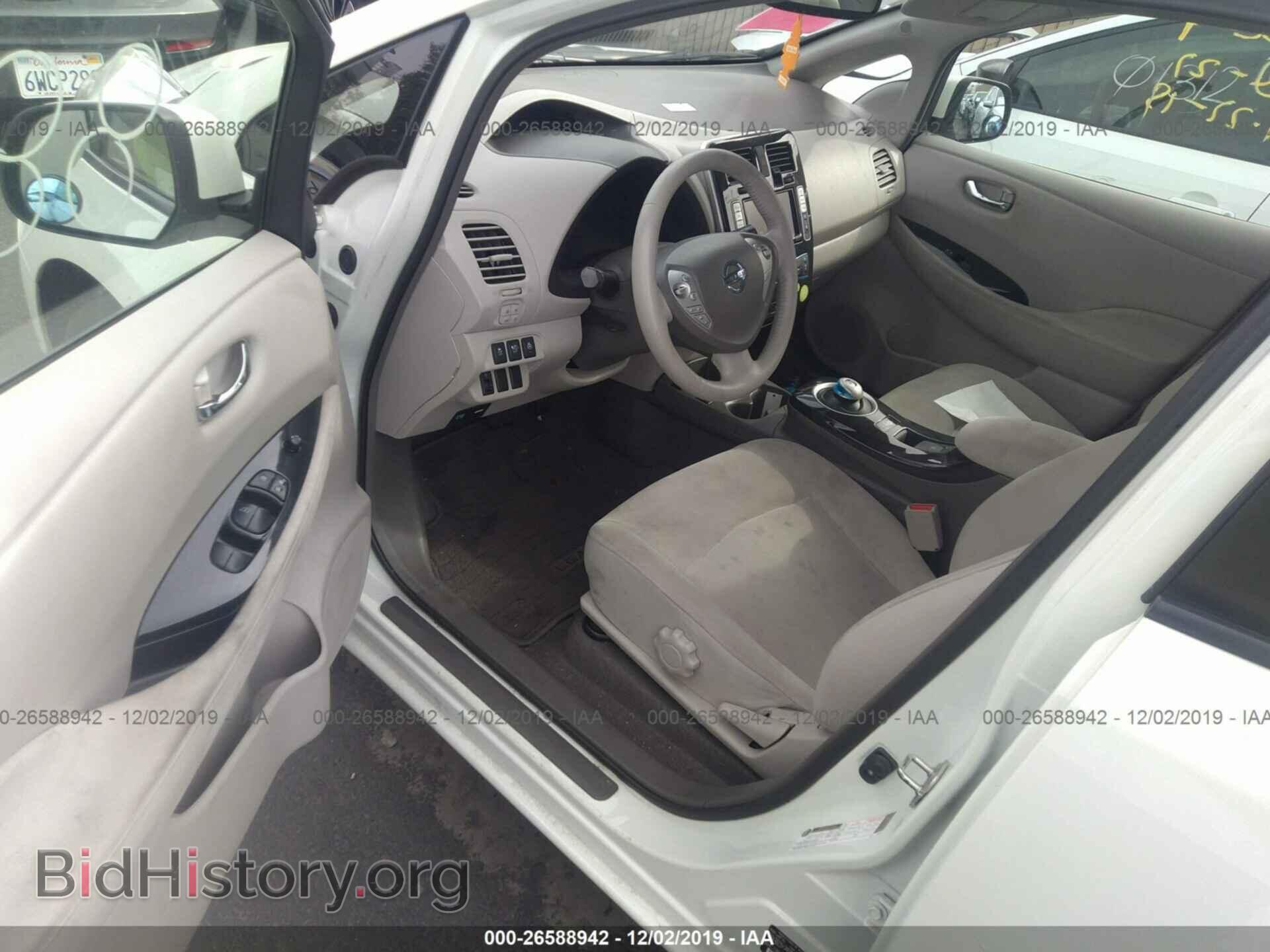 2012 NISSAN LEAF - VIN: JN1AZ0CP2CT023367 - Фото 5