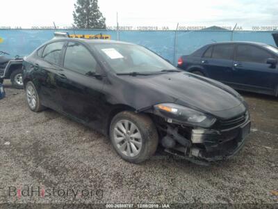 2014 Dodge DART SXT, black — VIN 1C3CDFBBXED907345, IAAI