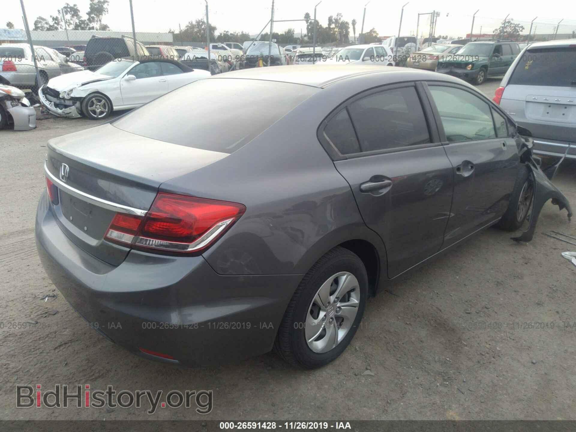 2014 HONDA CIVIC - VIN: 19XFB2F50EE232633 - Фото 4