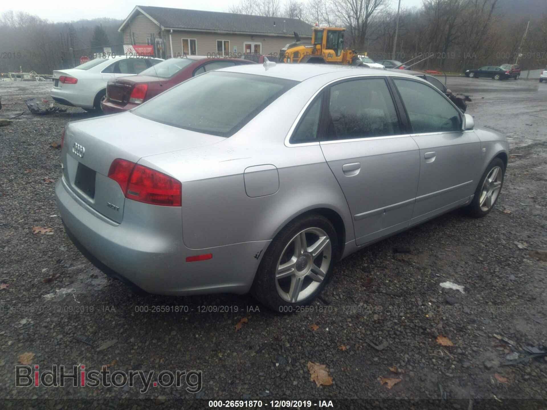 2007 AUDI A4 - VIN: WAUAF78E07A072667 - Фото 4