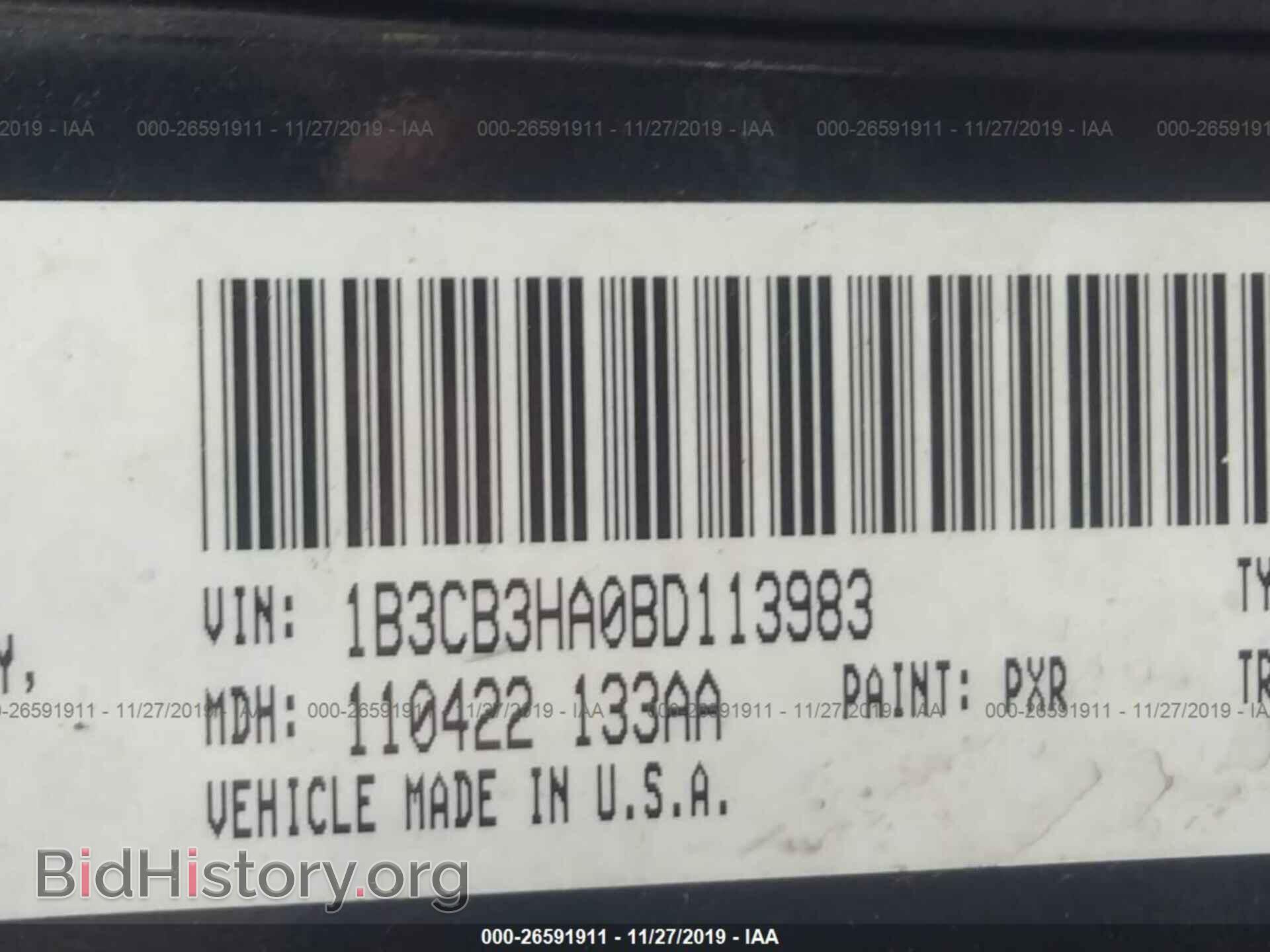 2011 DODGE CALIBER - VIN: 1B3CB3HA0BD113983 - Photo 9