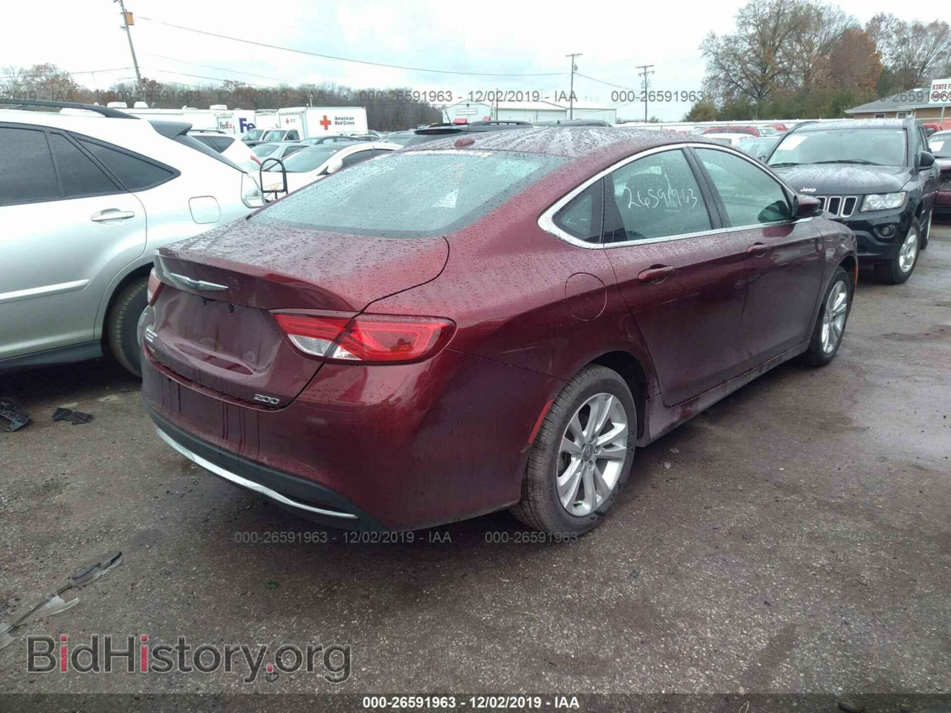 2015 CHRYSLER 200 - VIN: 1C3CCCABXFN631327 - Photo 4