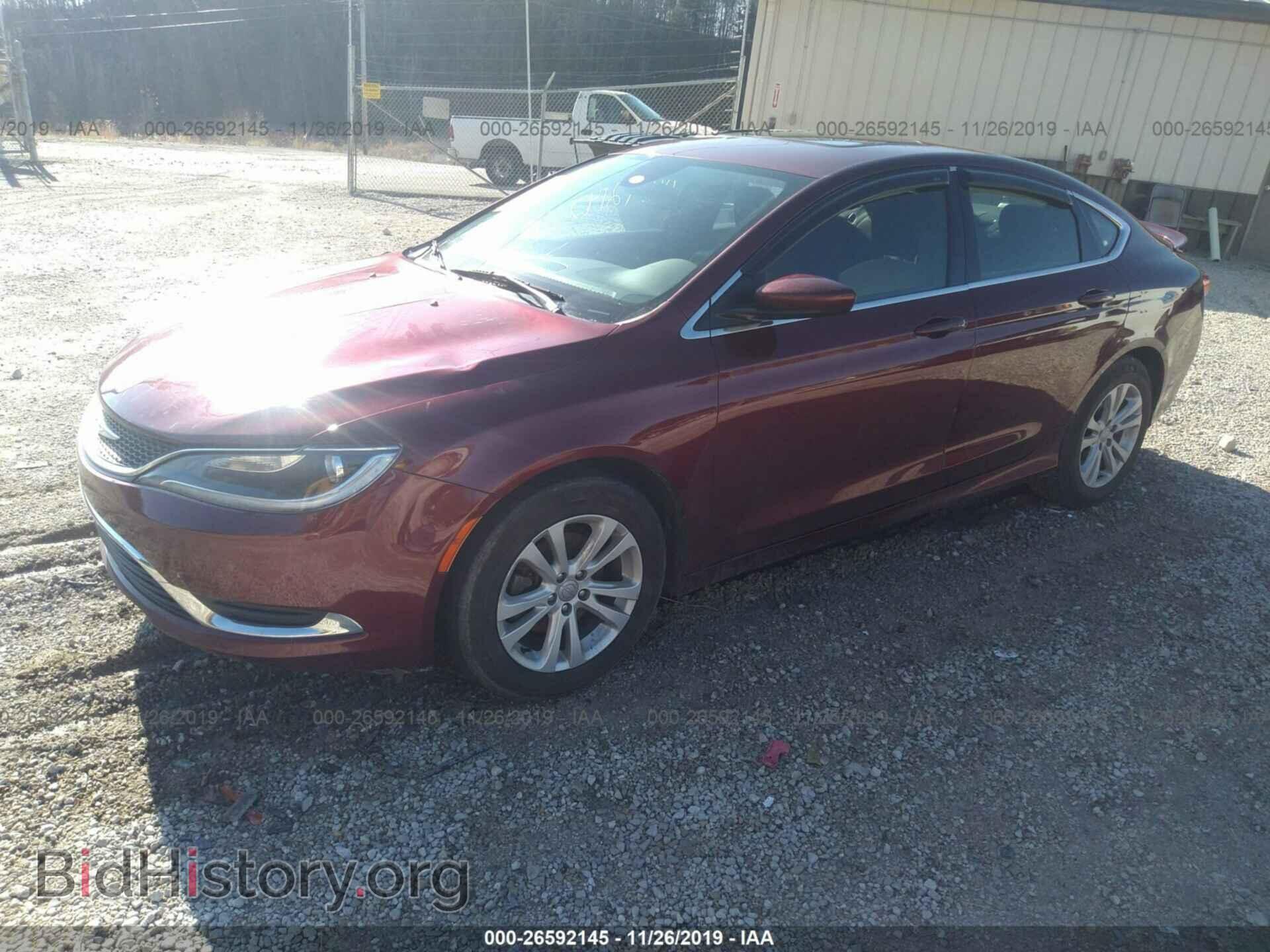 2016 Chrysler 200 - VIN: 1C3CCCAB6GN157149 - Фото 2