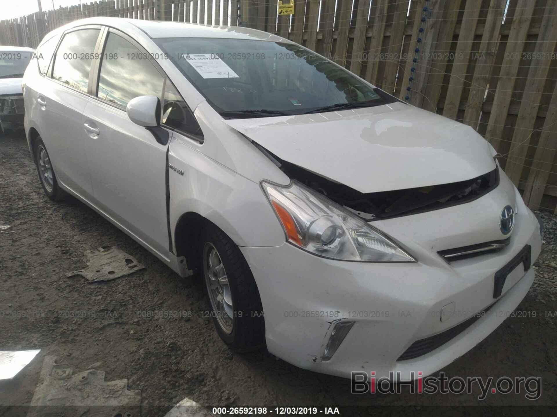 Photo JTDZN3EU0C3019785 - TOYOTA PRIUS V 2012