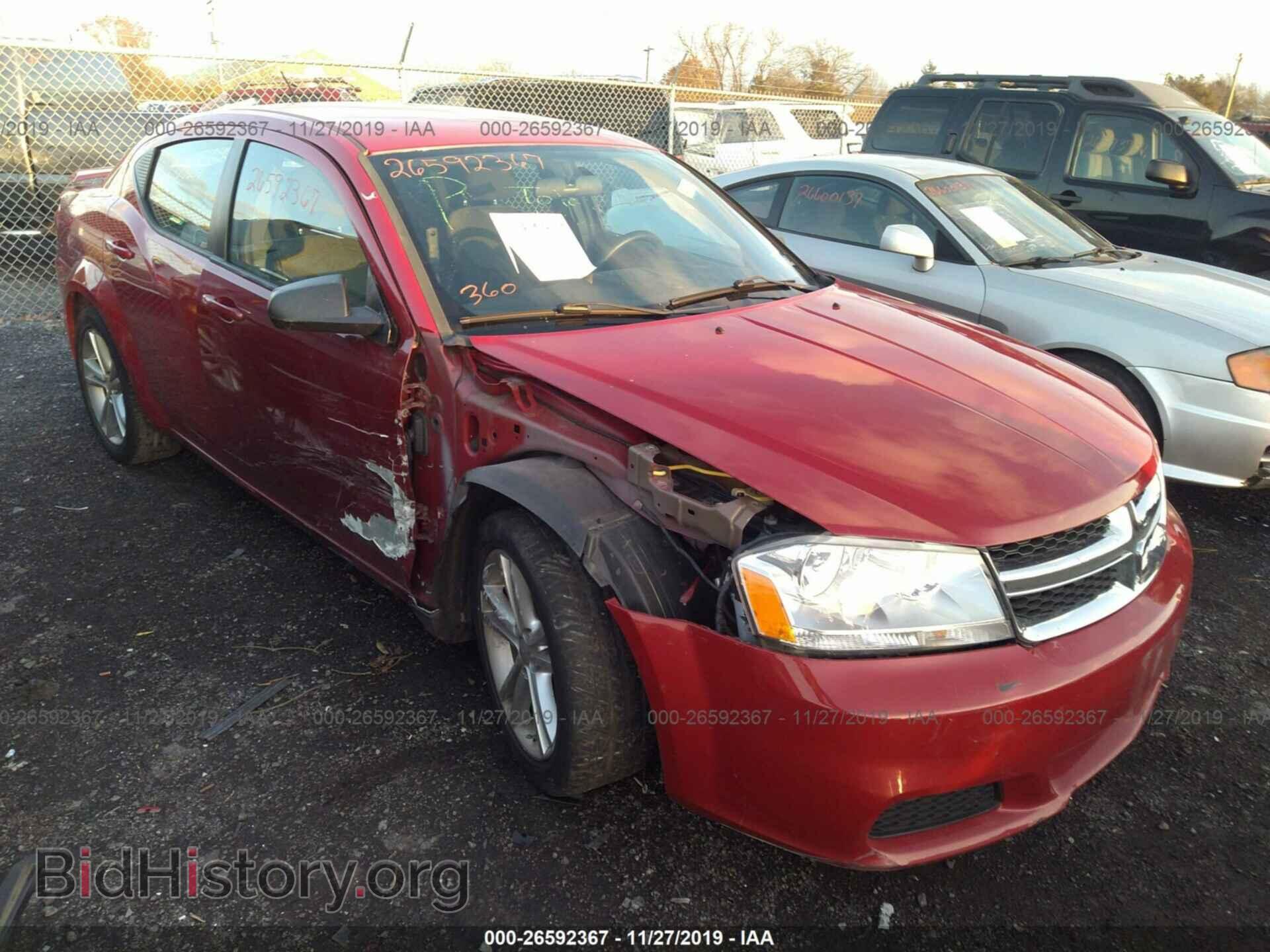 Photo 1C3CDZAG8CN291179 - DODGE AVENGER 2012