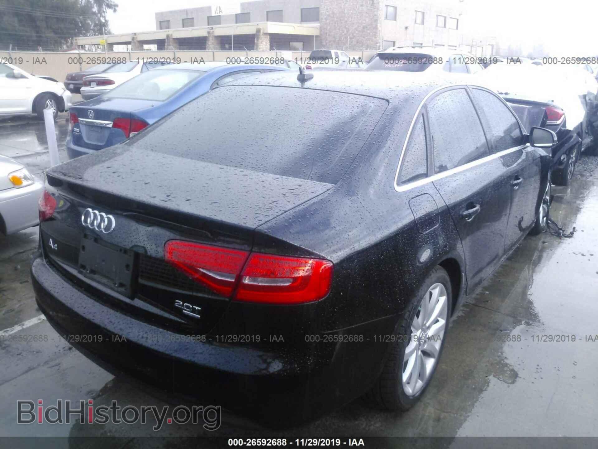 2013 AUDI A4 - VIN: WAUFFAFL5DN016510 - Фото 4