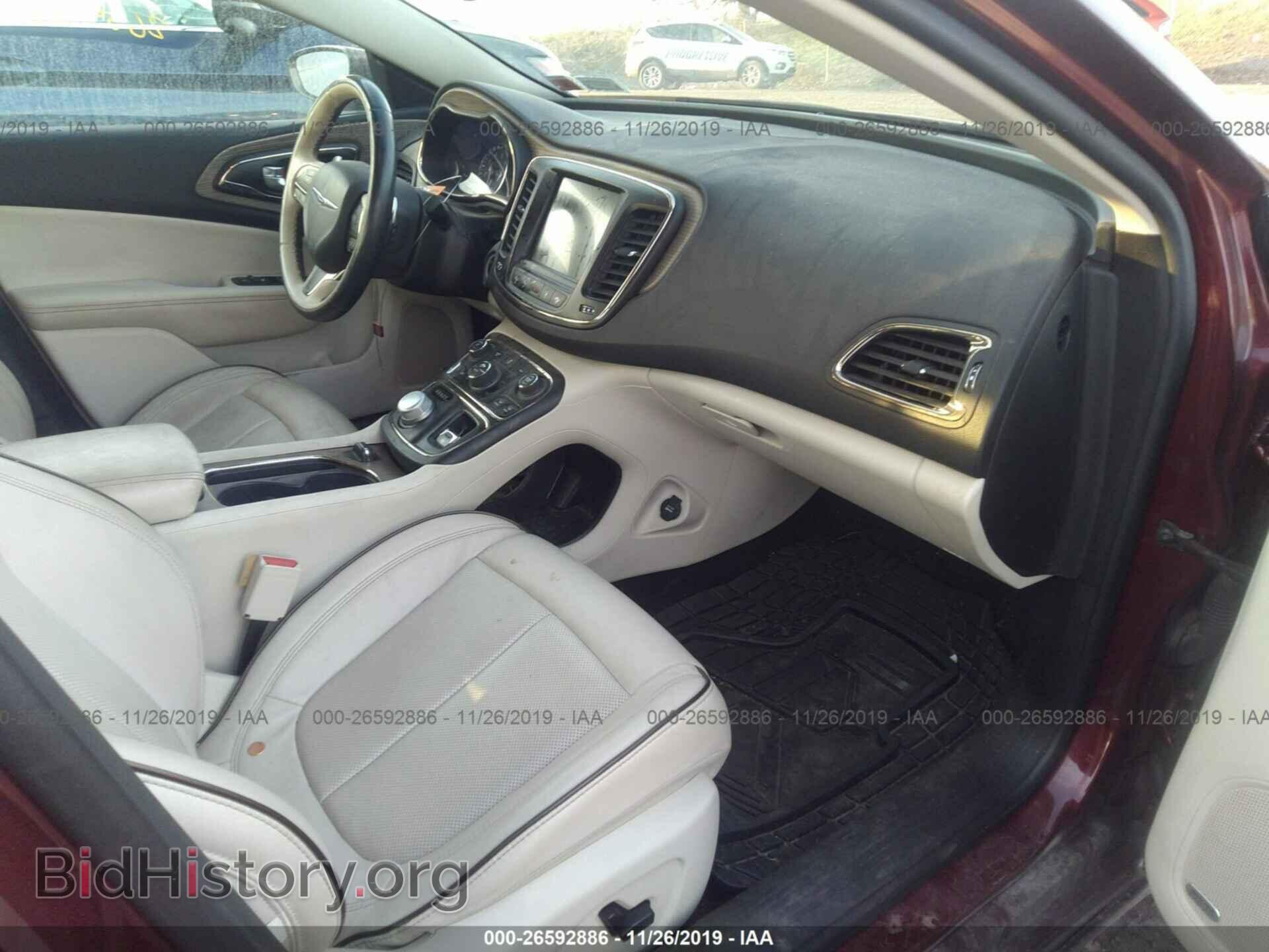 2015 Chrysler 200 - VIN: 1C3CCCEG7FN615544 - Photo 5