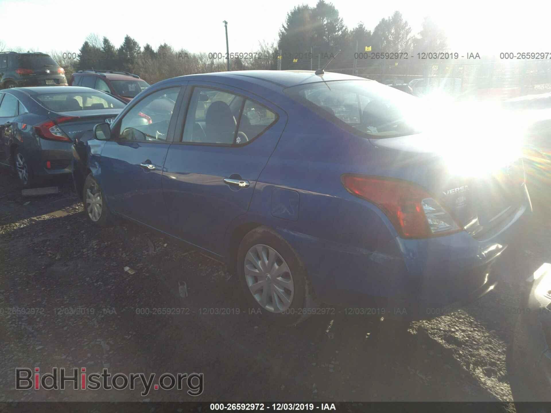 2012 NISSAN VERSA - VIN: 3N1CN7AP9CL929956 - Фото 3