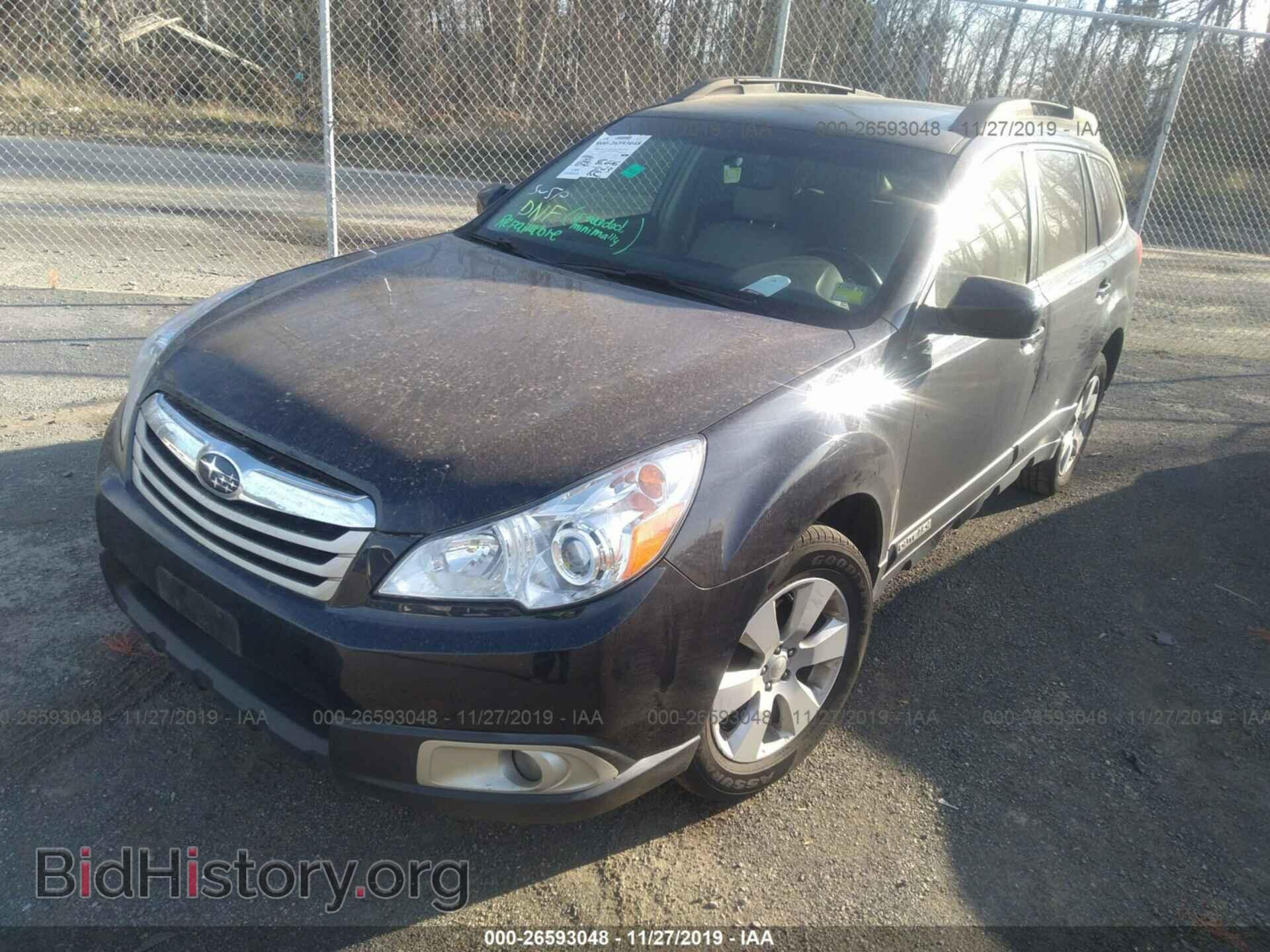 2012 SUBARU OUTBACK - VIN: 4S4BRBCC6C3245481 - Фото 2