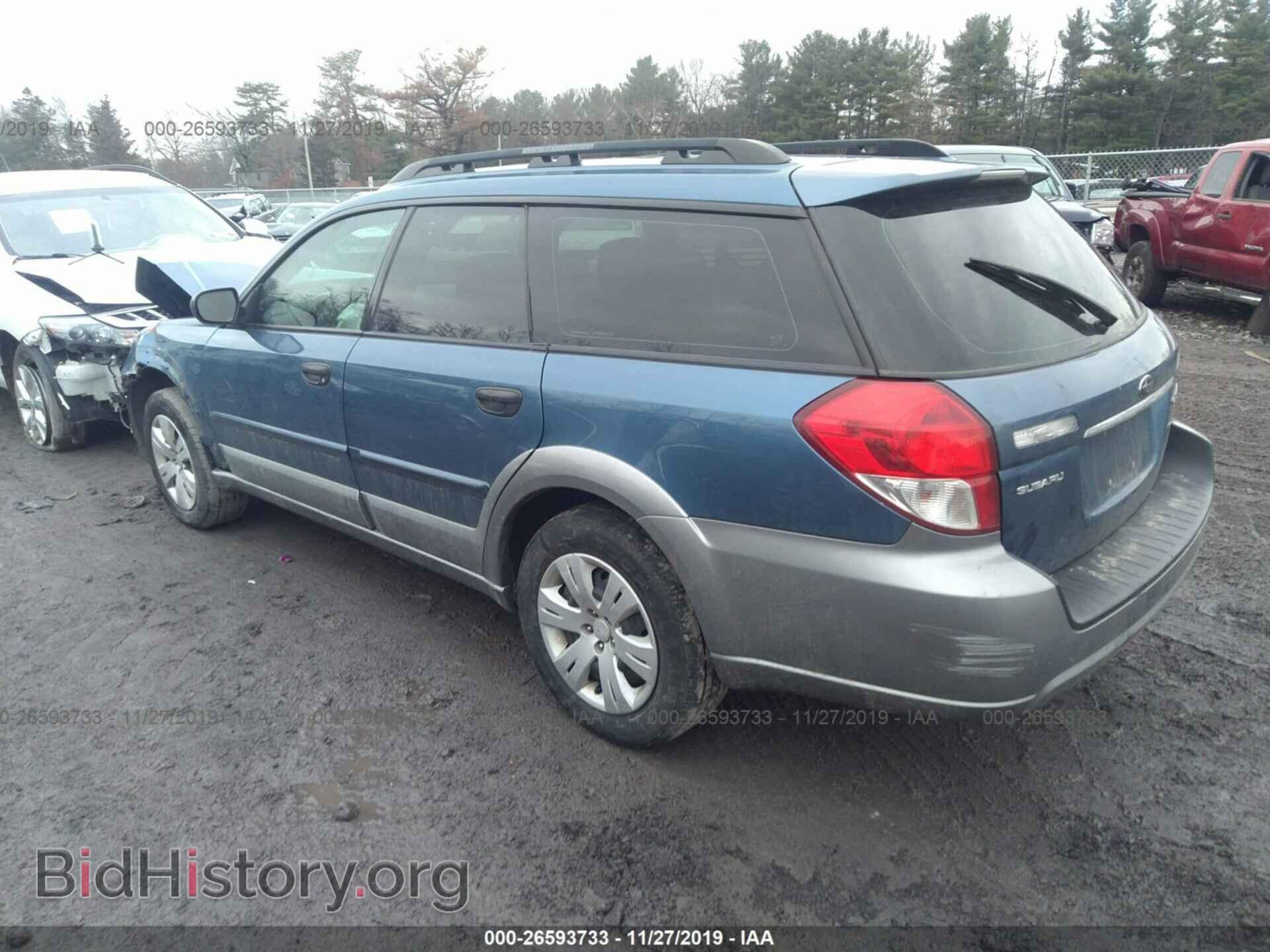 2008 SUBARU OUTBACK - VIN: 4S4BP60C186328002 - Фото 3