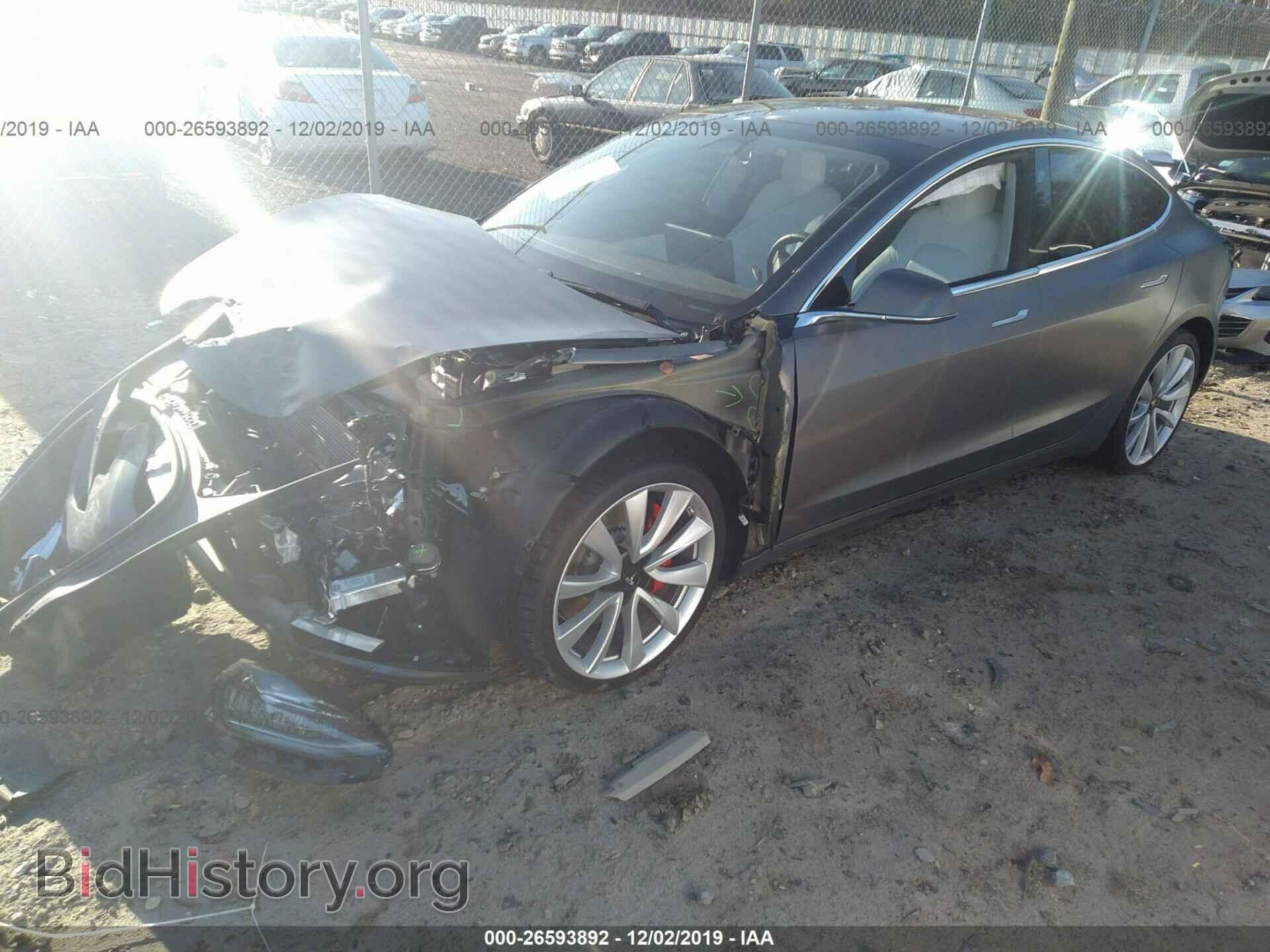 2019 TESLA MODEL 3 - VIN: 5YJ3E1EB2KF407336 - Photo 2