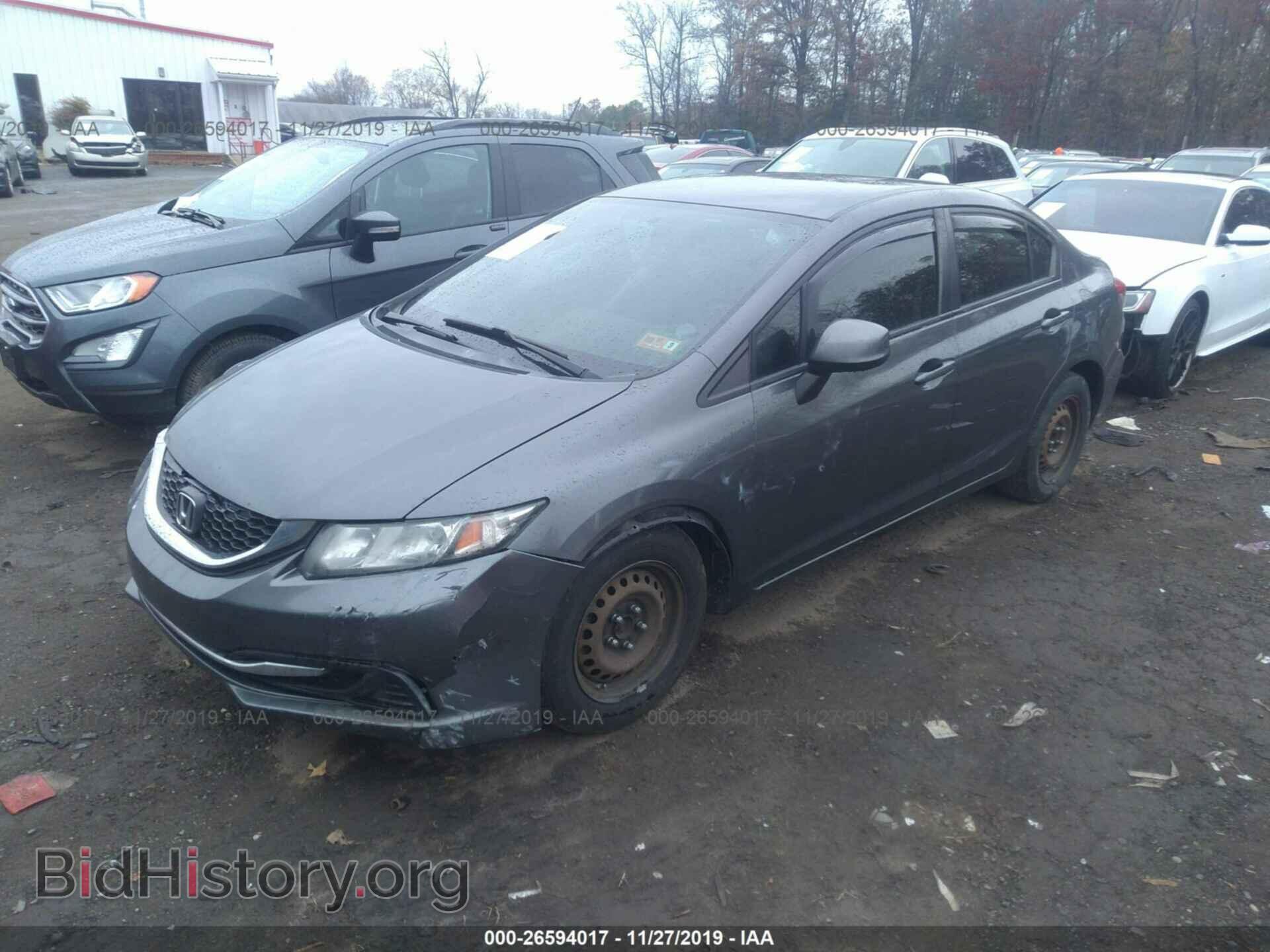 2013 HONDA CIVIC - VIN: 2HGFB2F55DH540630 - Фото 2
