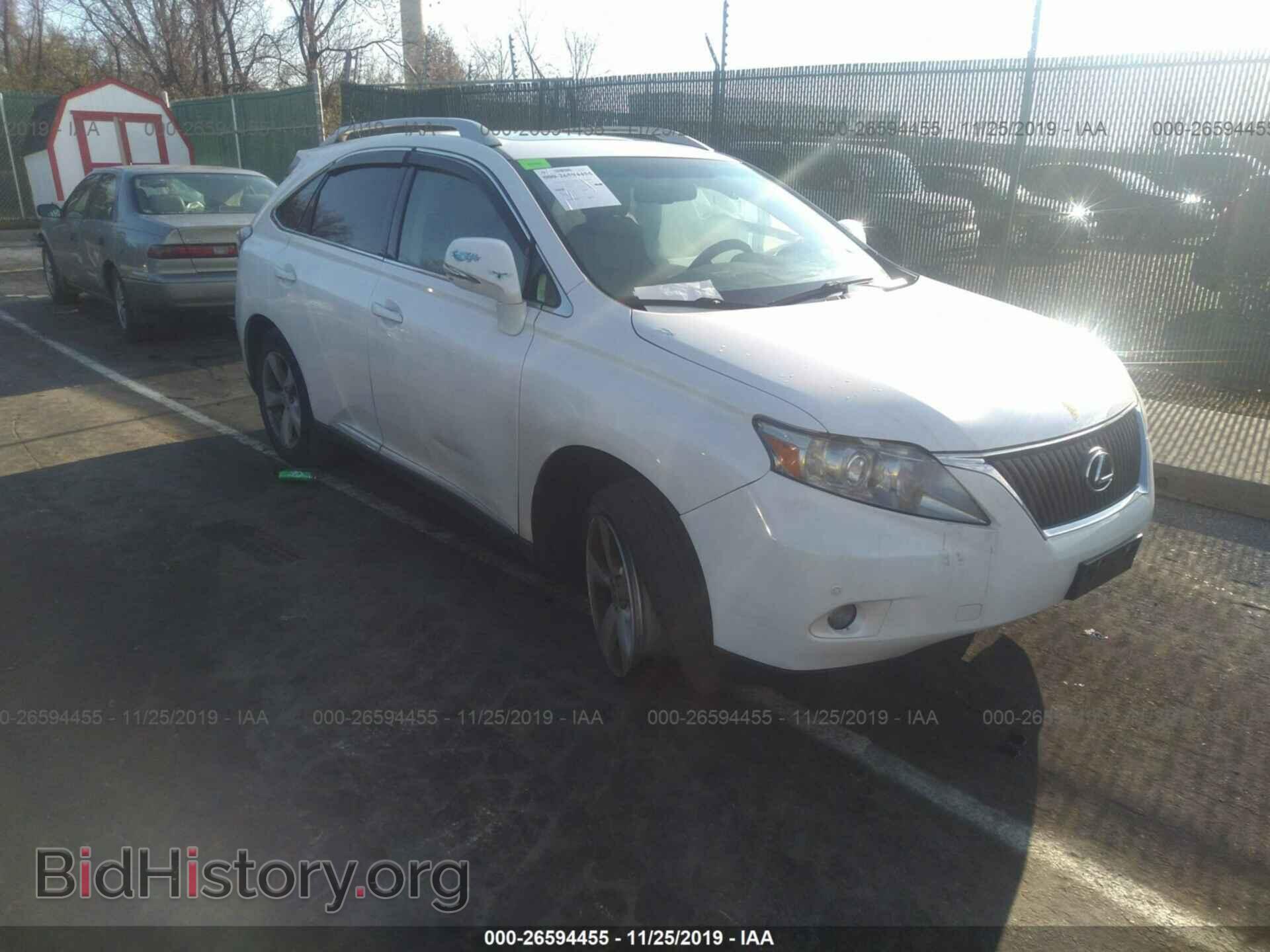 Photo 2T2BK1BA6CC128909 - LEXUS RX 2012