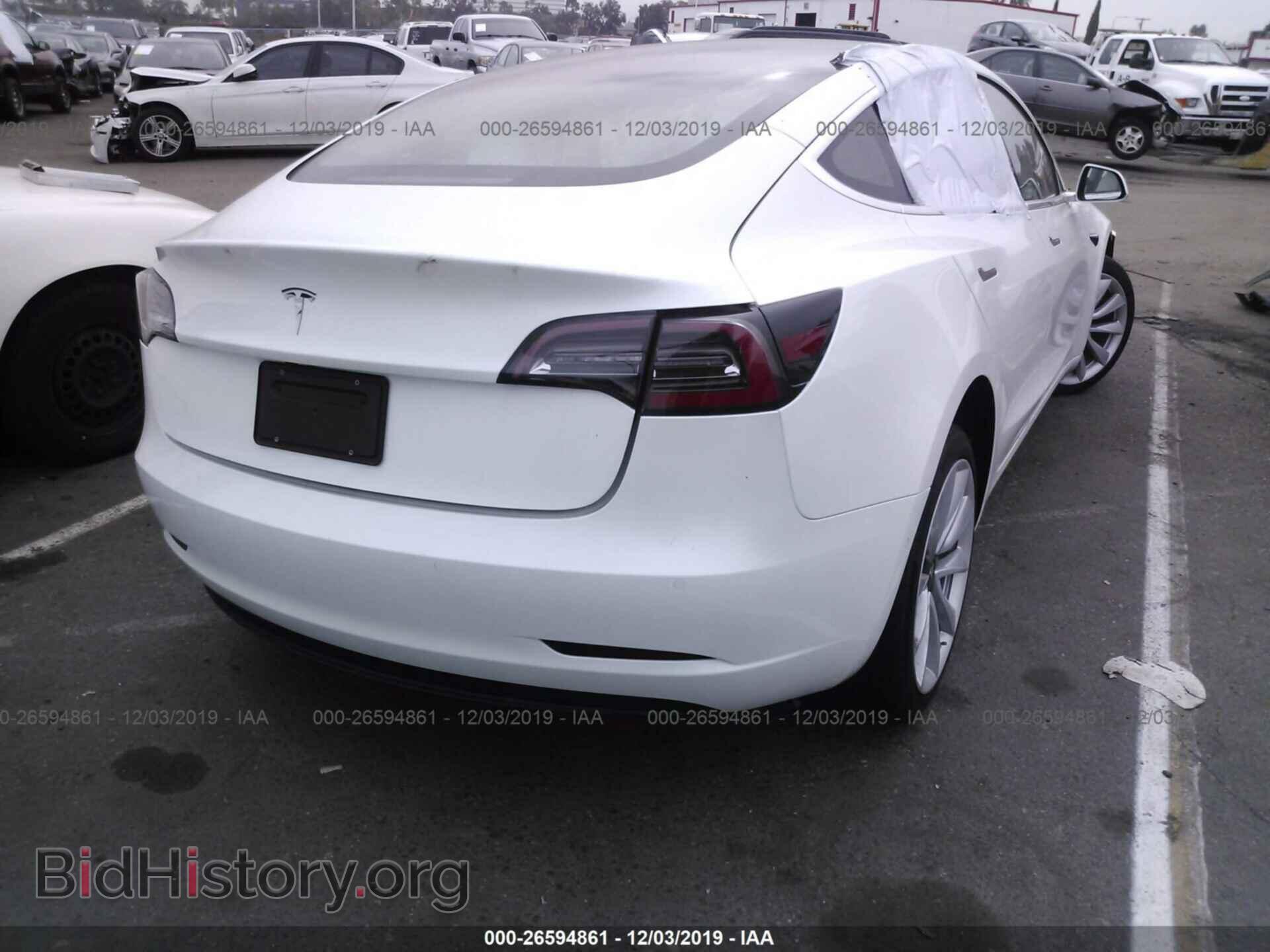 2019 TESLA MODEL 3 - VIN: 5YJ3E1EAXKF445162 - Photo 4
