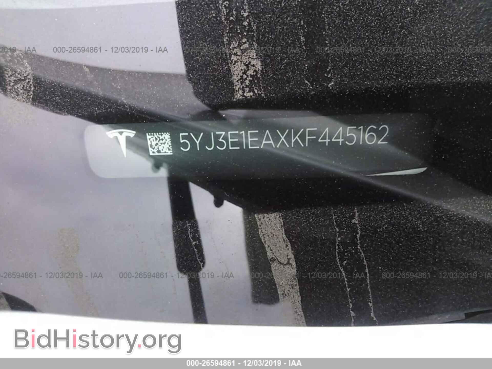 2019 TESLA MODEL 3 - VIN: 5YJ3E1EAXKF445162 - Photo 9