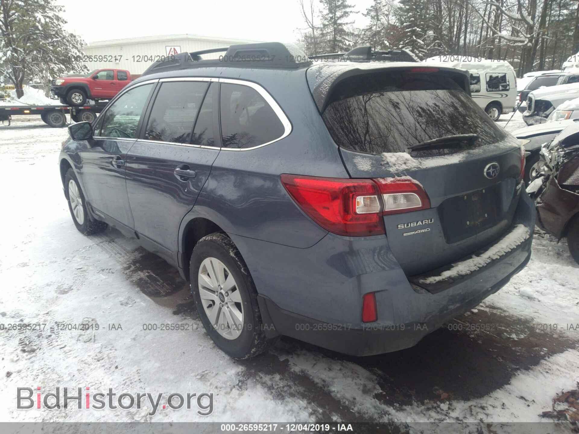 2017 SUBARU OUTBACK - VIN: 4S4BSAFC1H3316457 - Фото 3