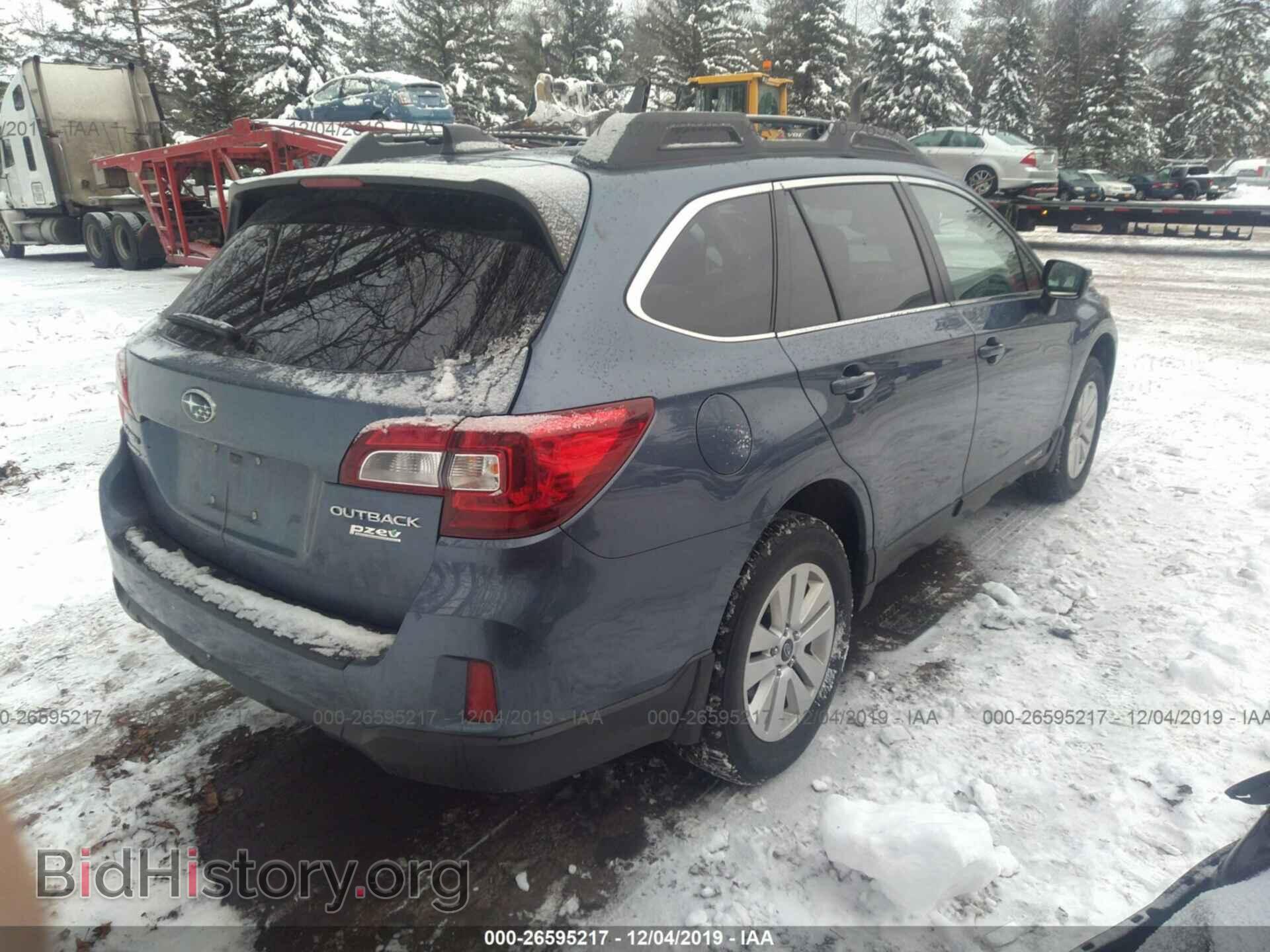 2017 SUBARU OUTBACK - VIN: 4S4BSAFC1H3316457 - Фото 4