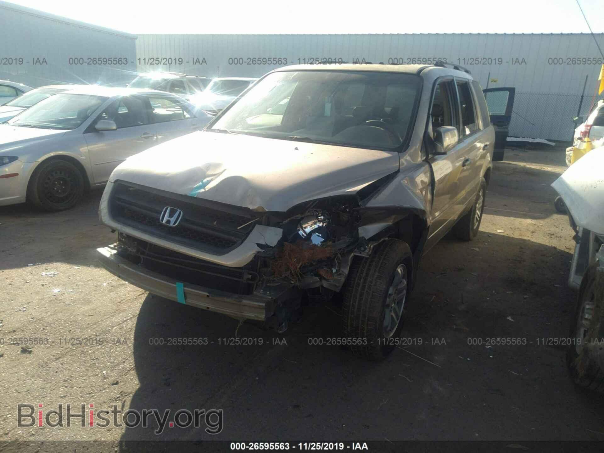 2005 HONDA PILOT - VIN: 2HKYF18705H529077 - Фото 2