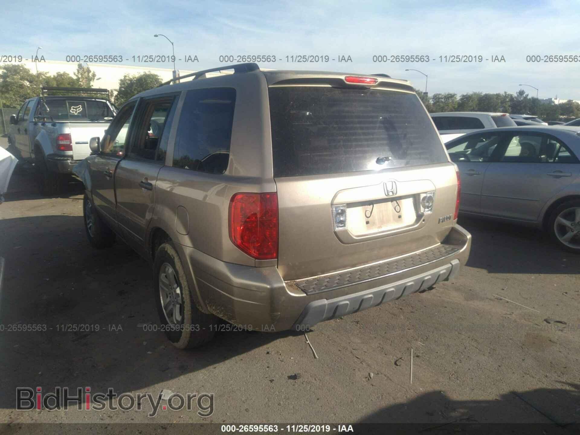 2005 HONDA PILOT - VIN: 2HKYF18705H529077 - Фото 3