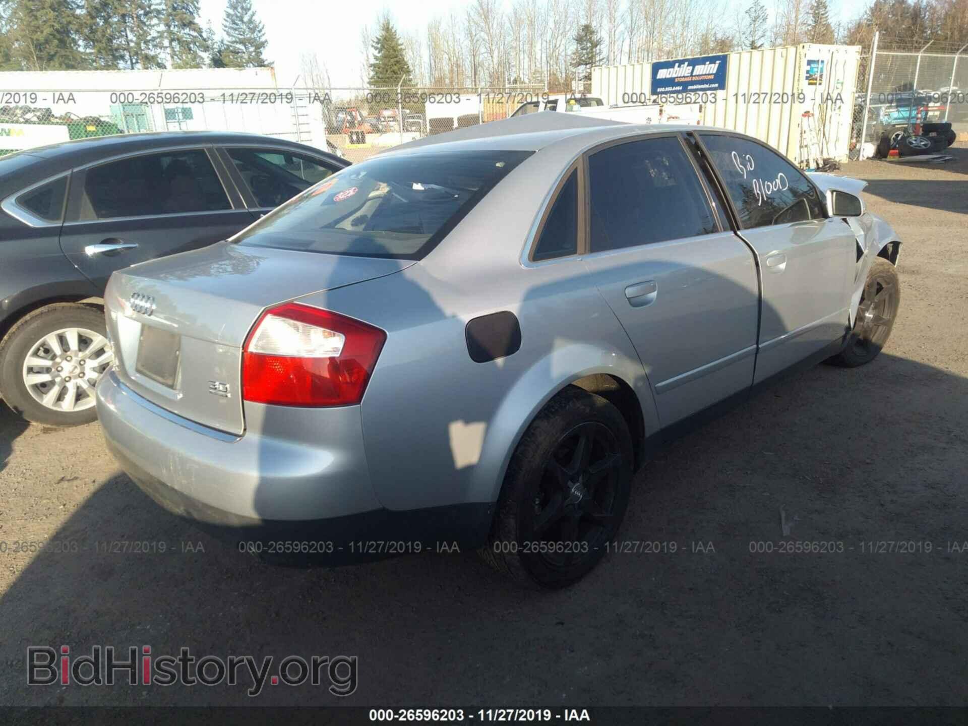 2002 AUDI A4 - VIN: WAULT68E42A159248 - Фото 4