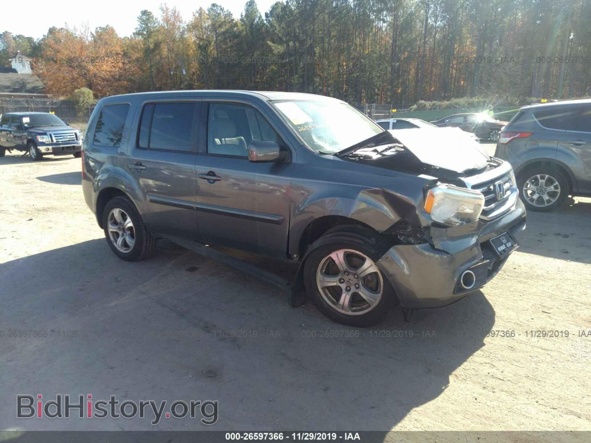 Photo 5FNYF3H59DB024467 - HONDA PILOT 2013