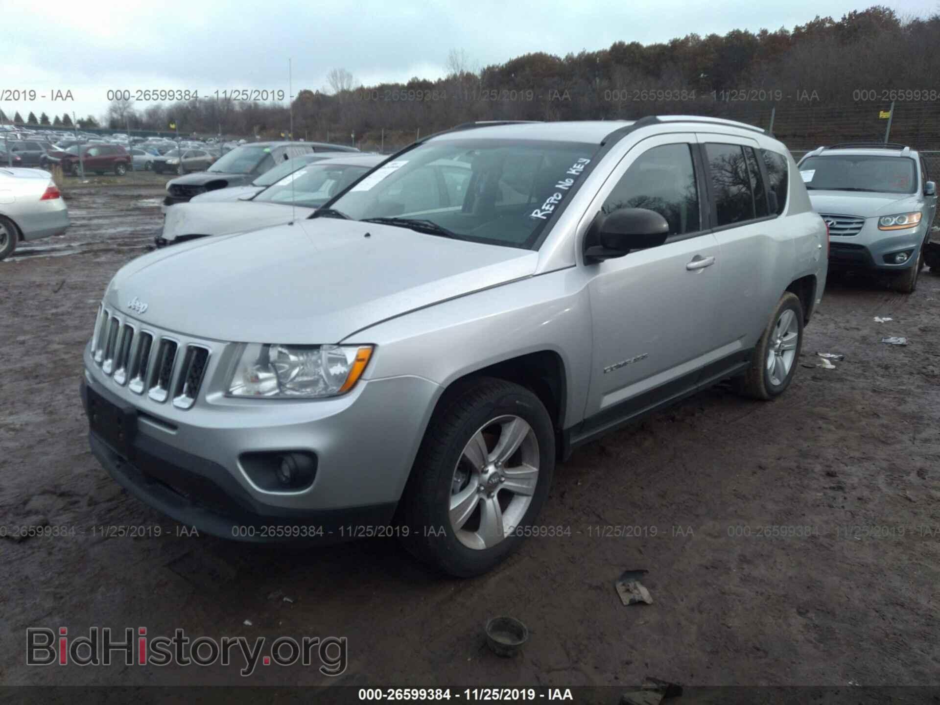2011 JEEP COMPASS - VIN: 1J4NF1FB9BD248224 - Фото 2