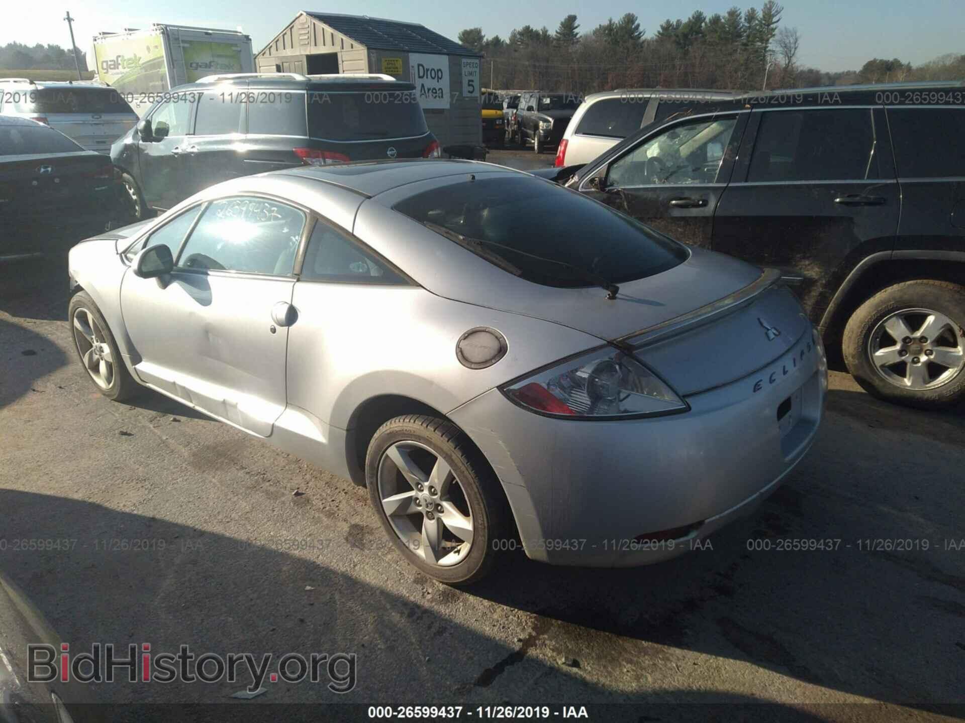 2007 MITSUBISHI ECLIPSE - VIN: 4A3AK34T87E021239 - Фото 3